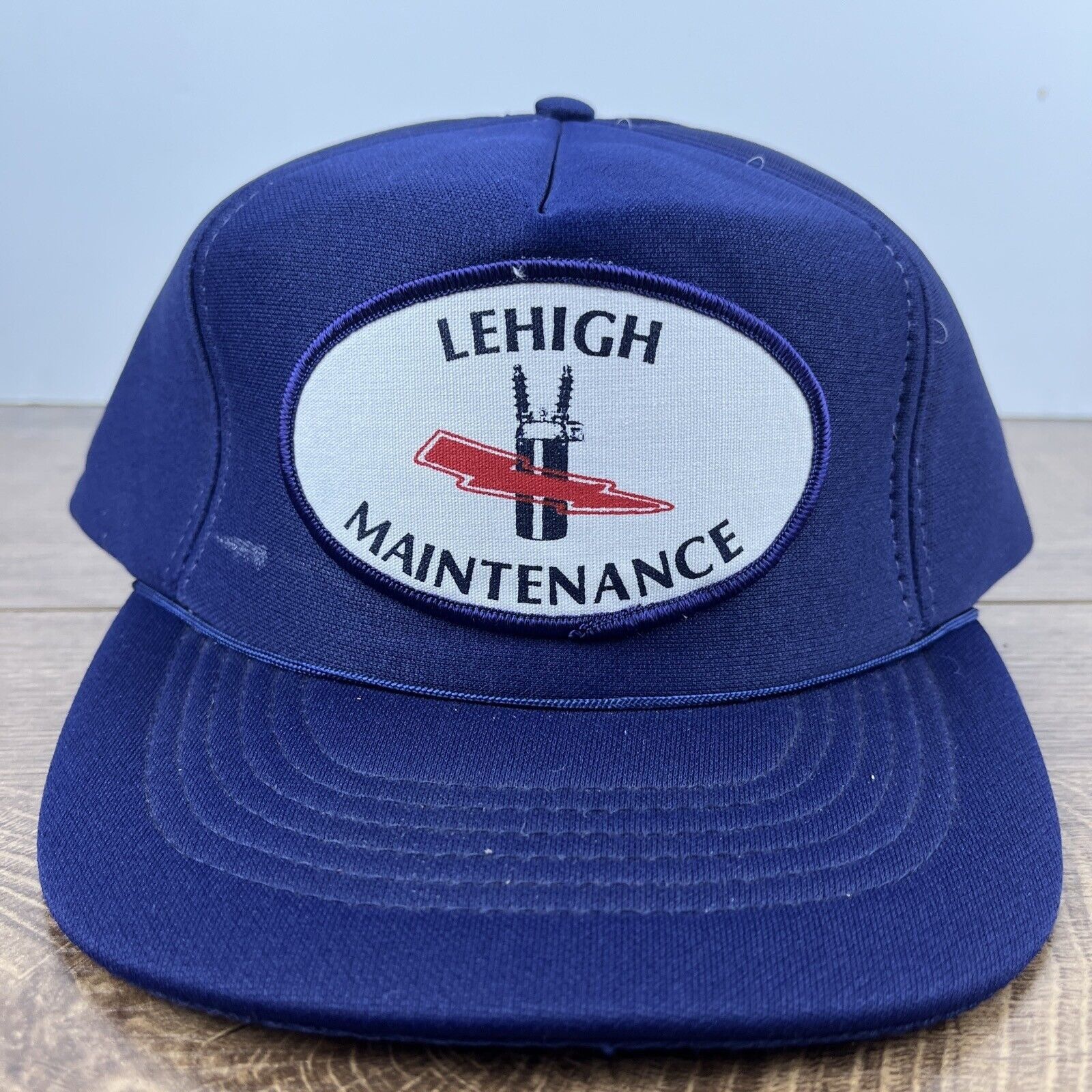 Other Lehigh Maintenance Hat Lehigh Blue Hat Adjustable Adult Size Size ONE SIZE - 2 Thumbnail
