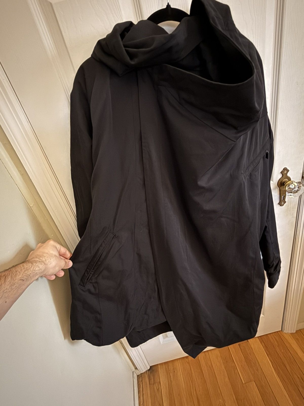 SIVA SIVA FW16 Layered Monastery Robe Black Heavy Jacket Size US M / EU 48-50 / 2 - 3 Thumbnail
