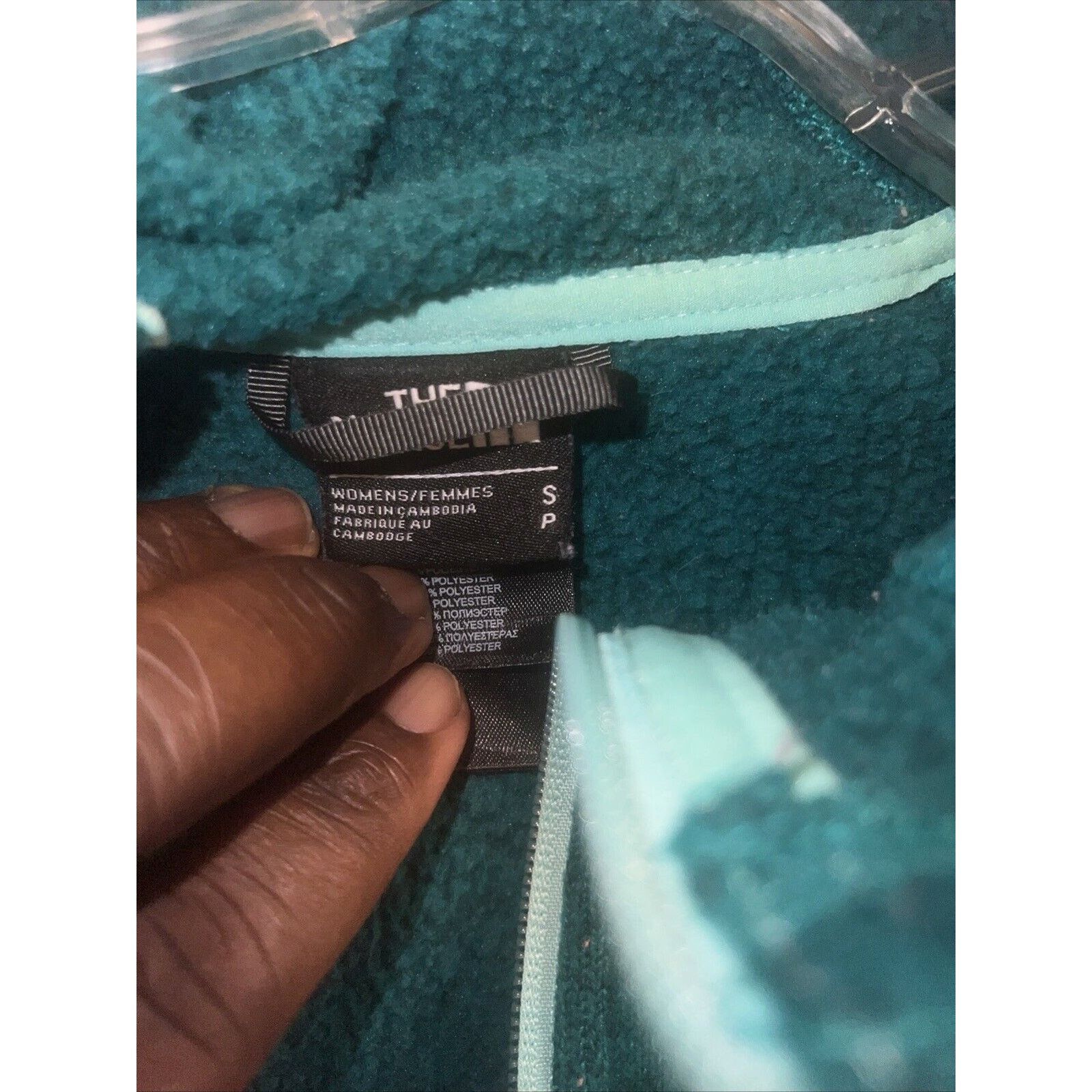 The North Face The North Face Hoodie Jacket Women's Small Green 1/2 Zip Size S / US 4 / IT 40 - 7 Thumbnail
