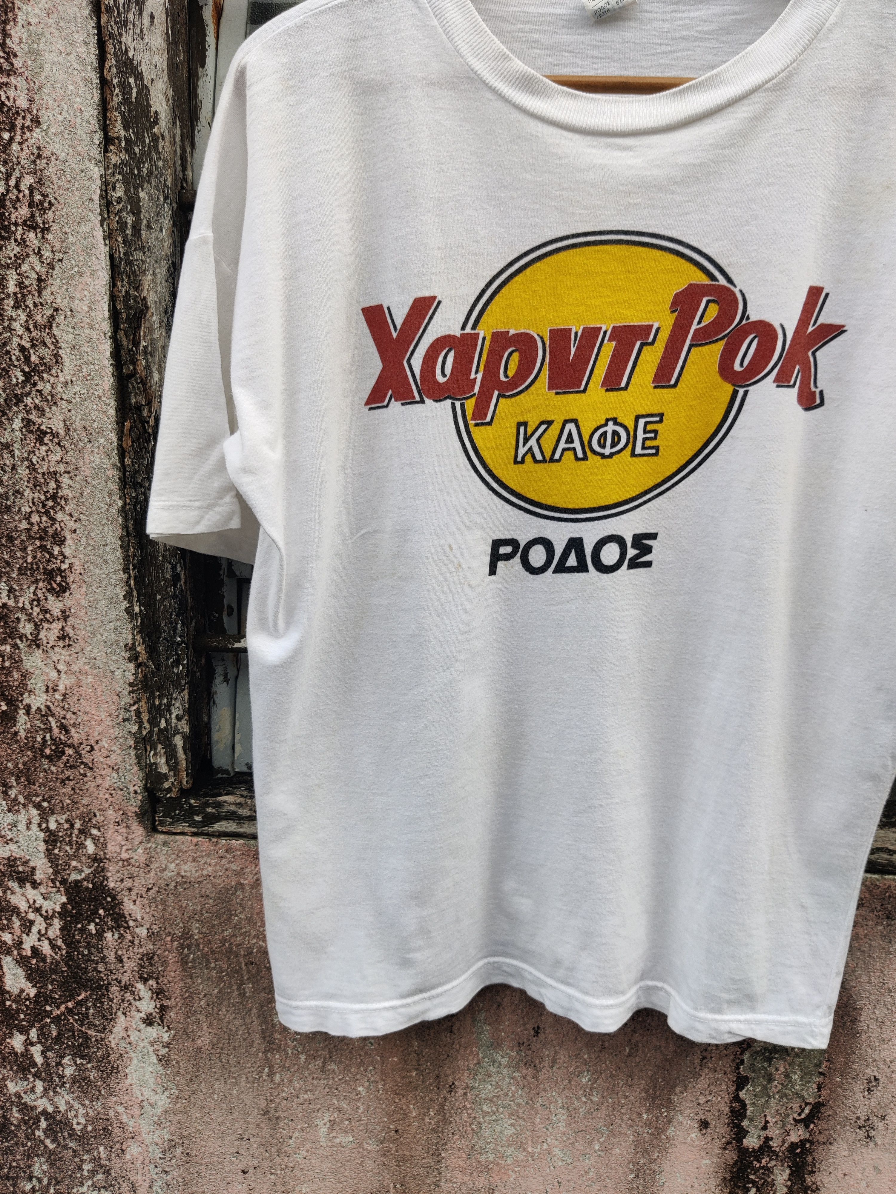 Hard Rock Cafe Vintage Rare Hard Rock Cafe Rhodes Greece Boxy Shirt Size US M / EU 48-50 / 2 - 4 Thumbnail