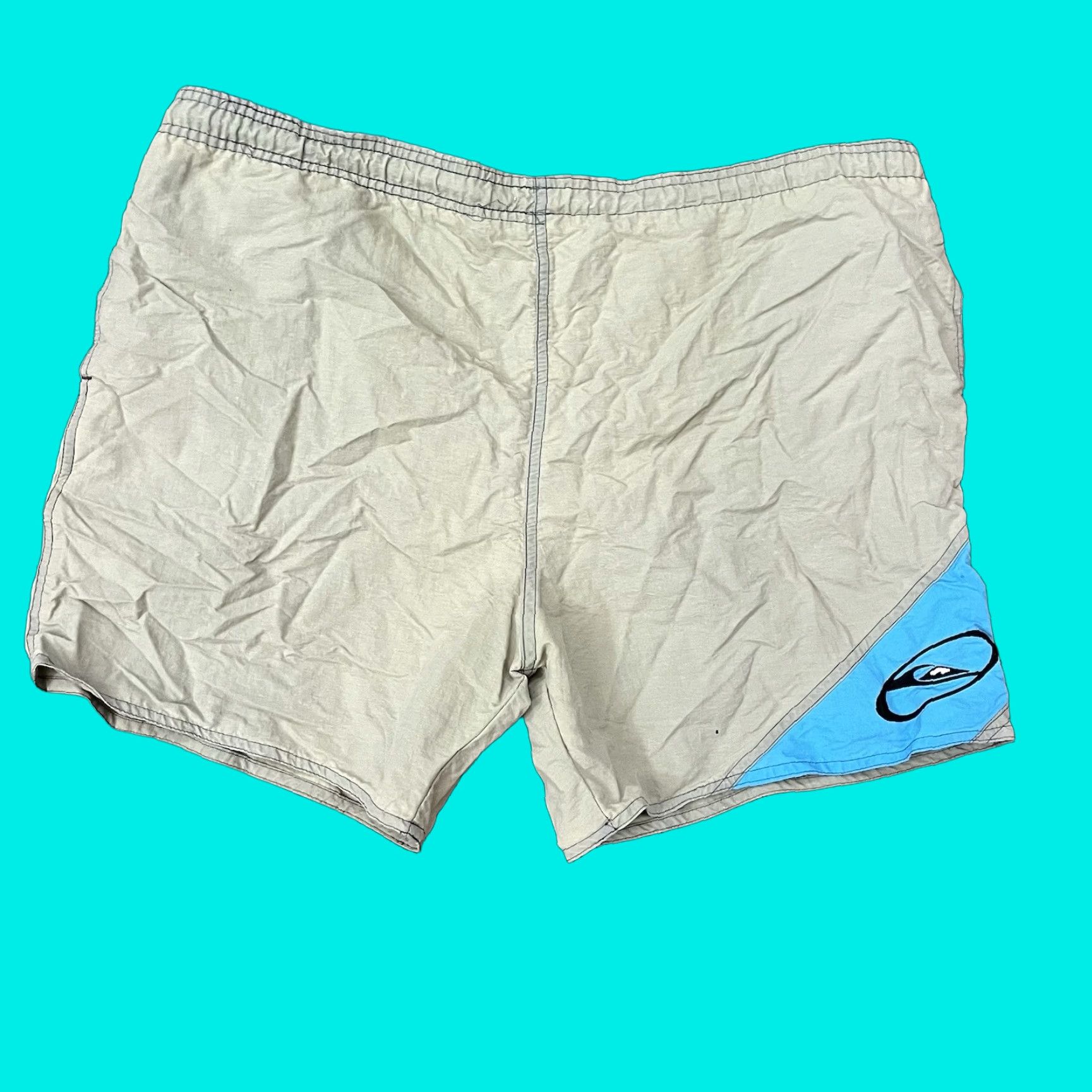 Quiksilver VINTAGE Quiksilver Board Shorts Mens 36 Beach Surf Nylon Green Camouflage Quick Dry Pockets Drawstring 90s Surfing Recreation Lifeguard Men Size US 36 / EU 52 - 1 Thumbnail