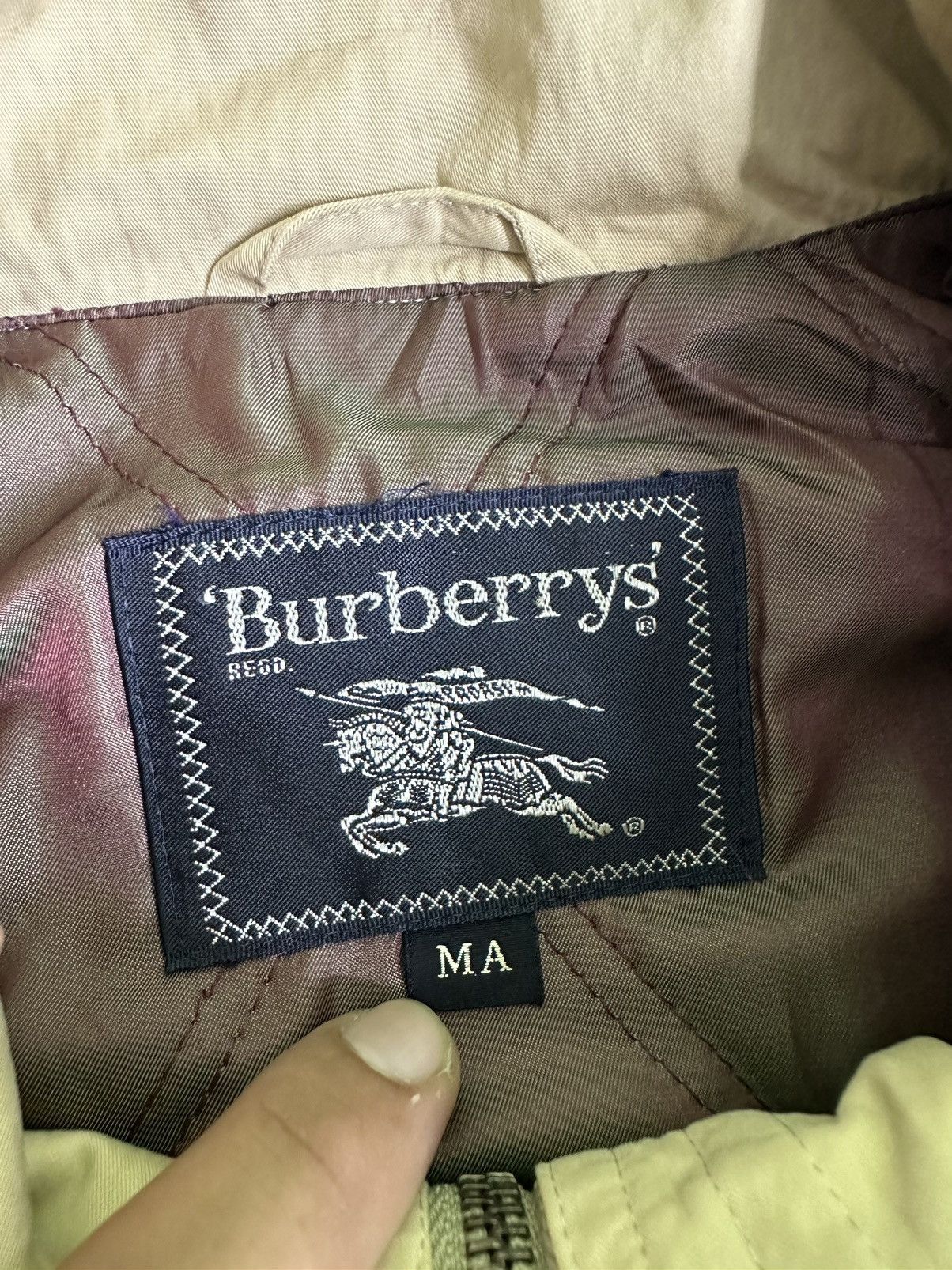 Burberry Vintage Burberry Jacket Size US L / EU 52-54 / 3 - 13 Thumbnail