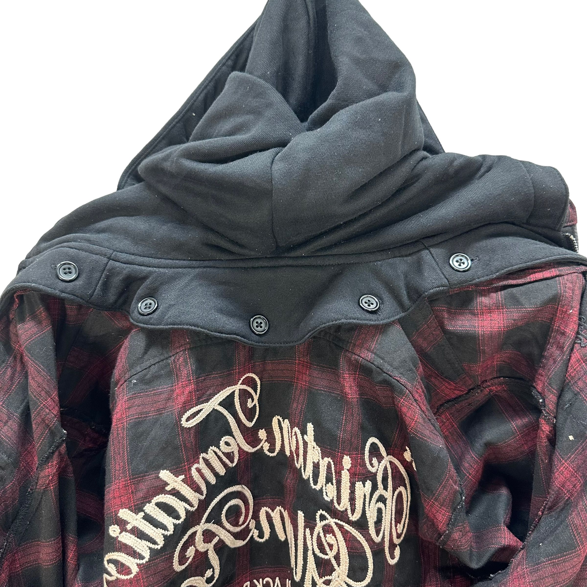 Japanese Brand LUV MAISON TARTAN DOUBLE LAYER HOODIE JACKET #8911-038 Size US M / EU 48-50 / 2 - 13 Thumbnail