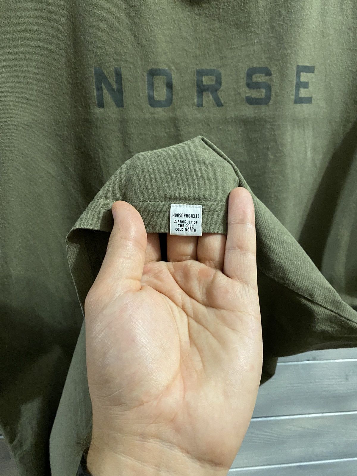 Norse Projects Rare luxury T-Shirt Norse Project Big Logo. Size US S / EU 44-46 / 1 - 3 Thumbnail
