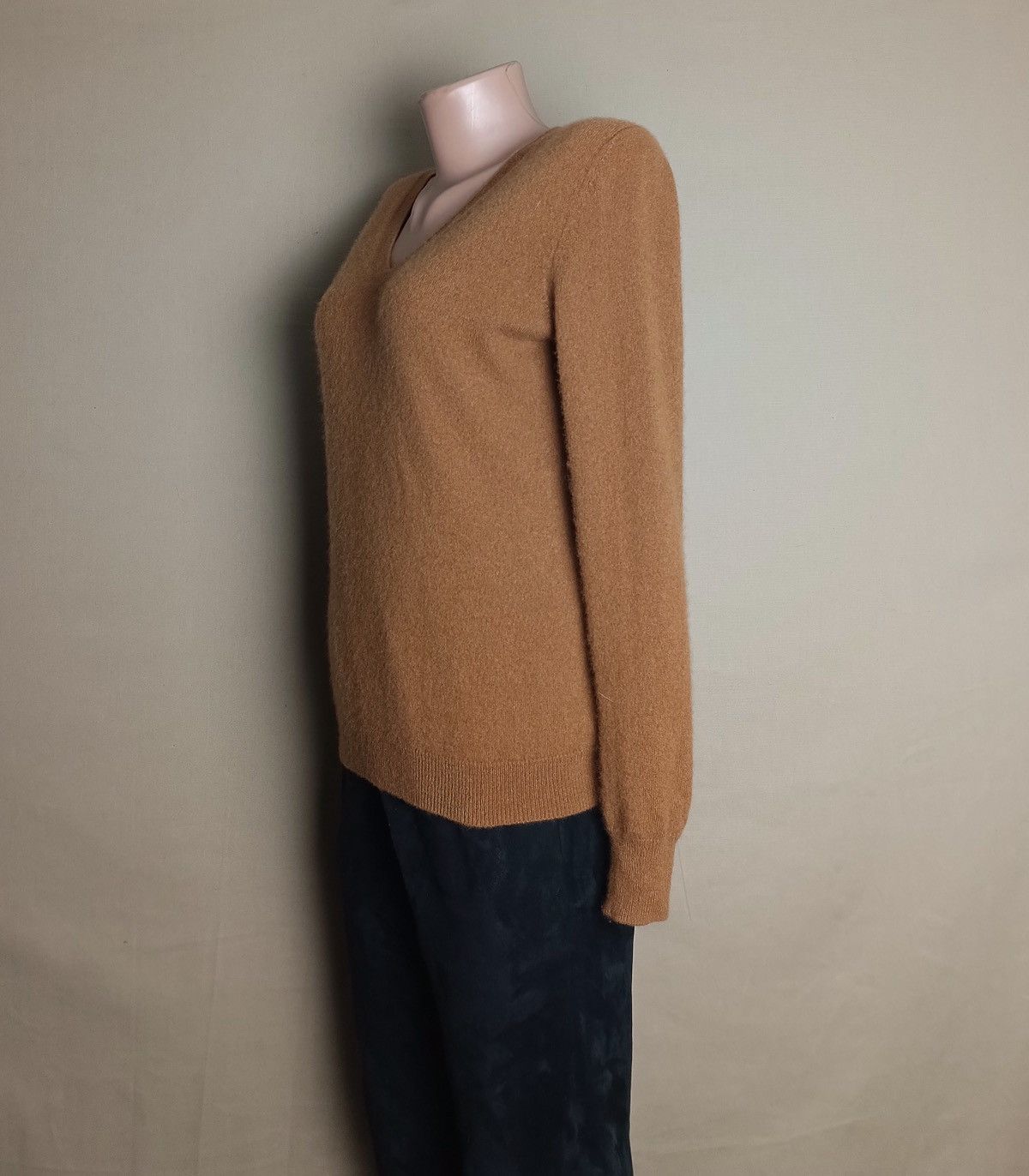 Designer GALERIA Cashmere V-neck Sweater Jumper Size EU36 / S Size S / US 4 / IT 40 - 4 Thumbnail
