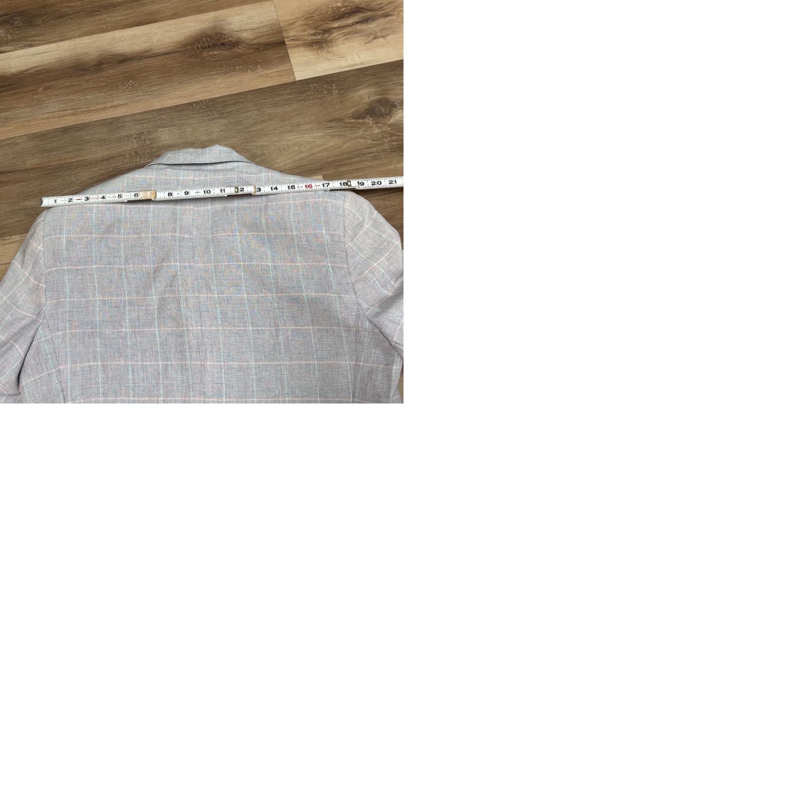 Vintage Mario Caldi Sport Coat Mens 40R Plaid Linen Blazer 3 Button Notch Lapel Double-Vented Blue Pink Blazer Mens Regular Jacket Blazer Vintage: No Size 40R - 9 Thumbnail
