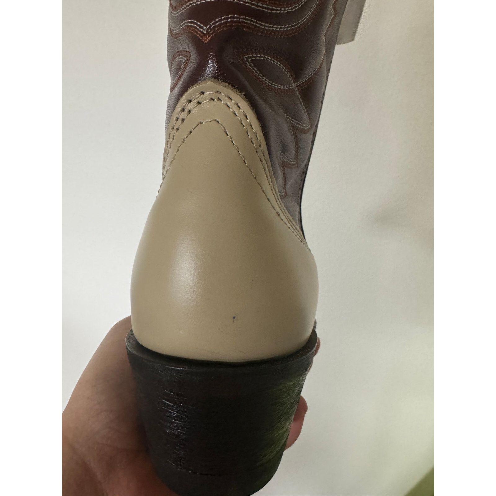 Cowboy Equipment Laredo Bone Lizard Print Wingtip Boots 61161 Size 8 Size US 8 / EU 41 - 12 Thumbnail
