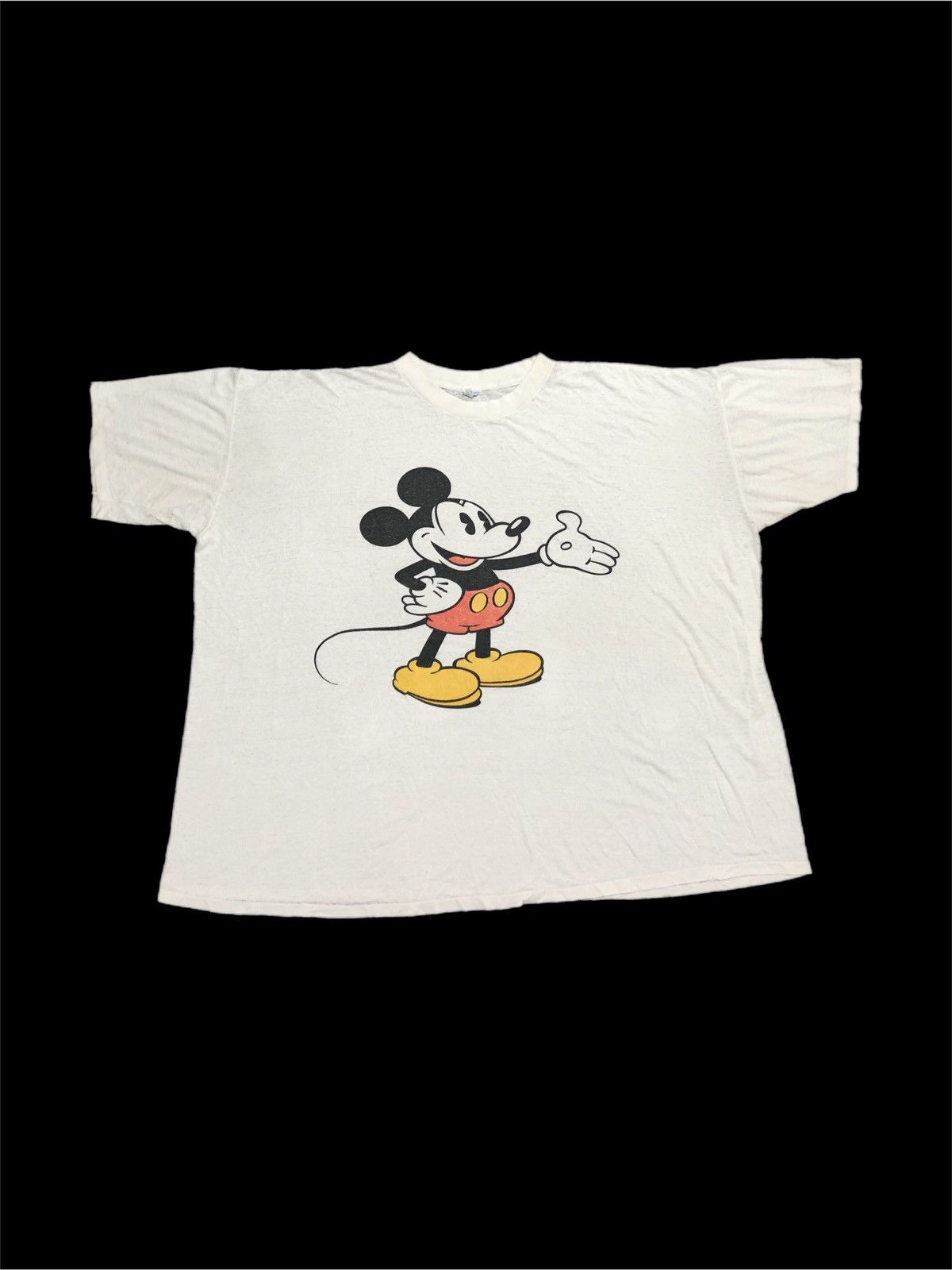 Disney × Vintage 80s Mickey Mouse Sleep Shirt Size US XXL / EU 58 / 5 - 1 Thumbnail