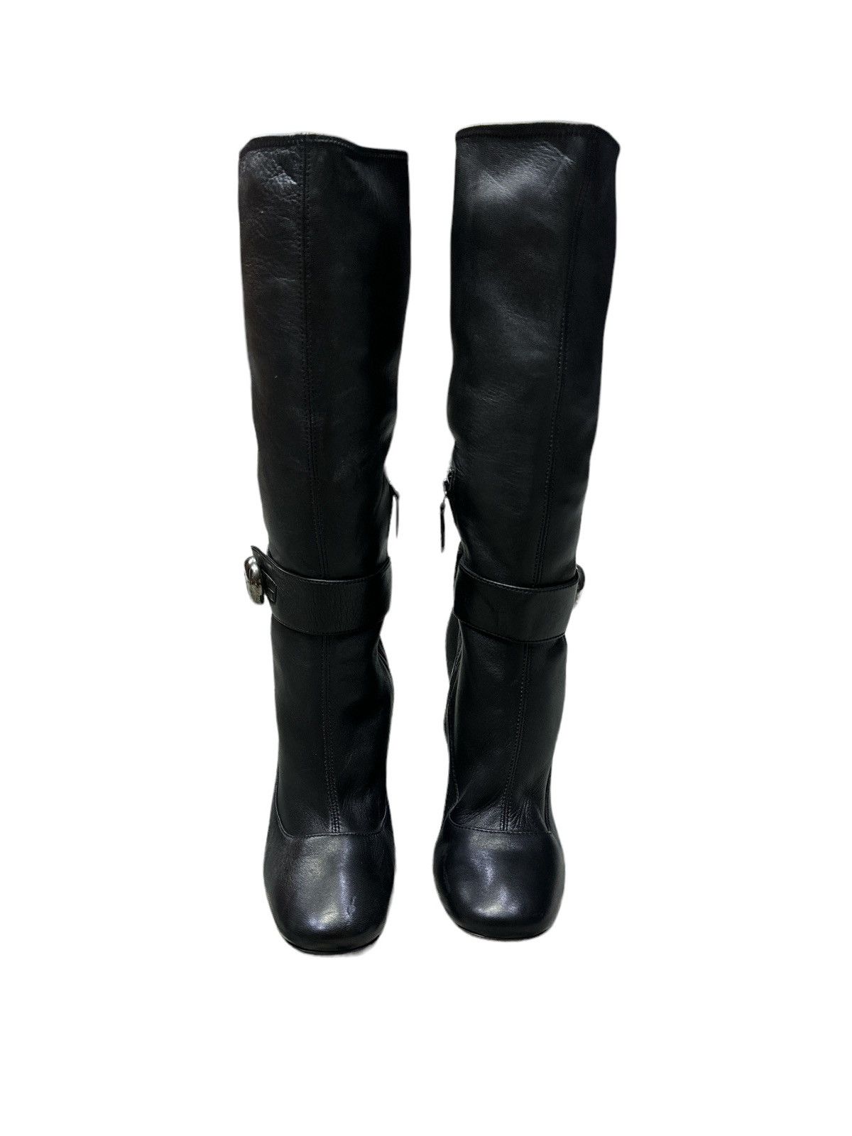 Prada PRADA BOOTS MARY JANE NAPPA BLACK SHOES SIZE 39 Size US 9 / IT 39 - 2 Thumbnail