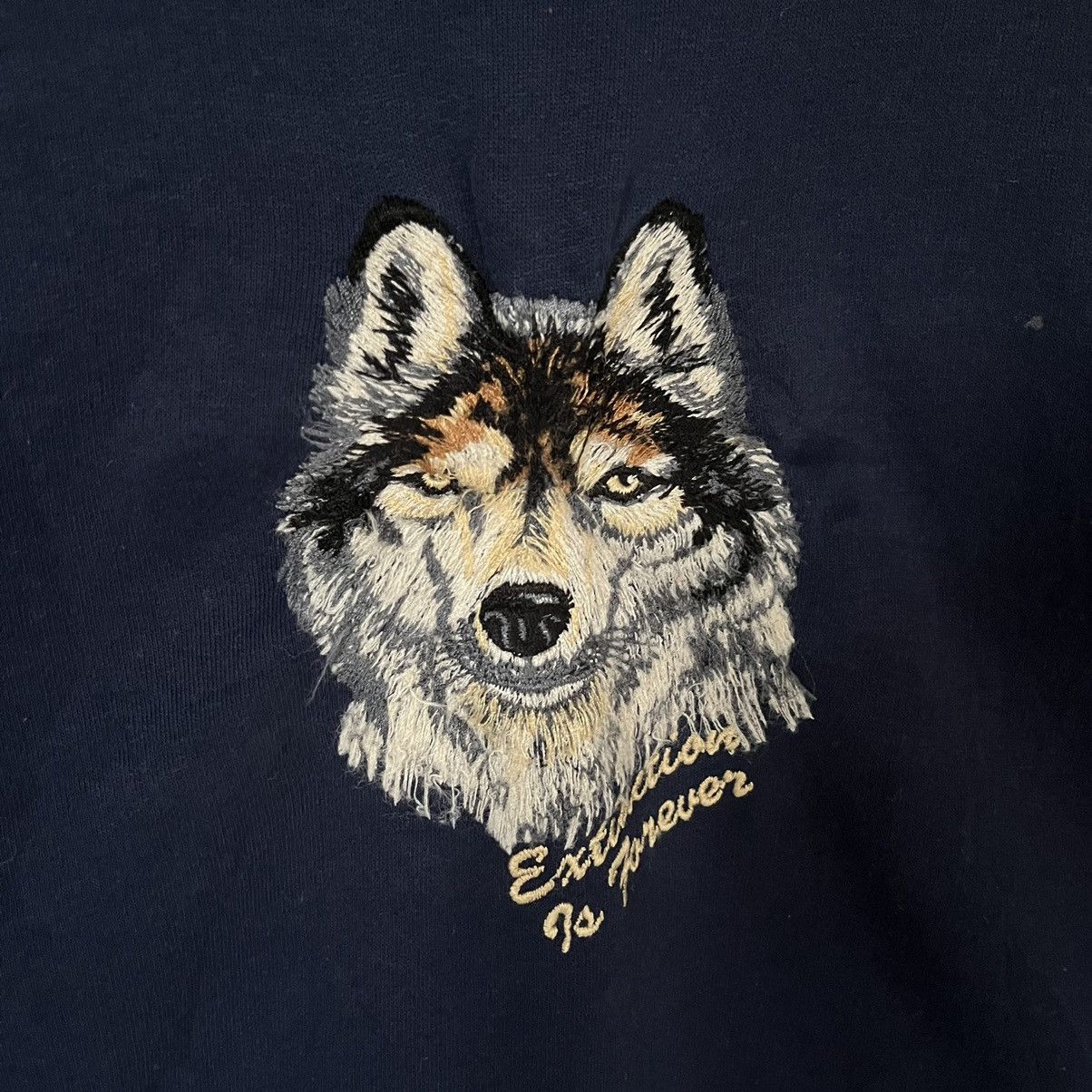 Jerzees × Vintage VINTAGE JERZEES WOLF HEAD EMBROIDERED Size US M / EU 48-50 / 2 - 2 Thumbnail