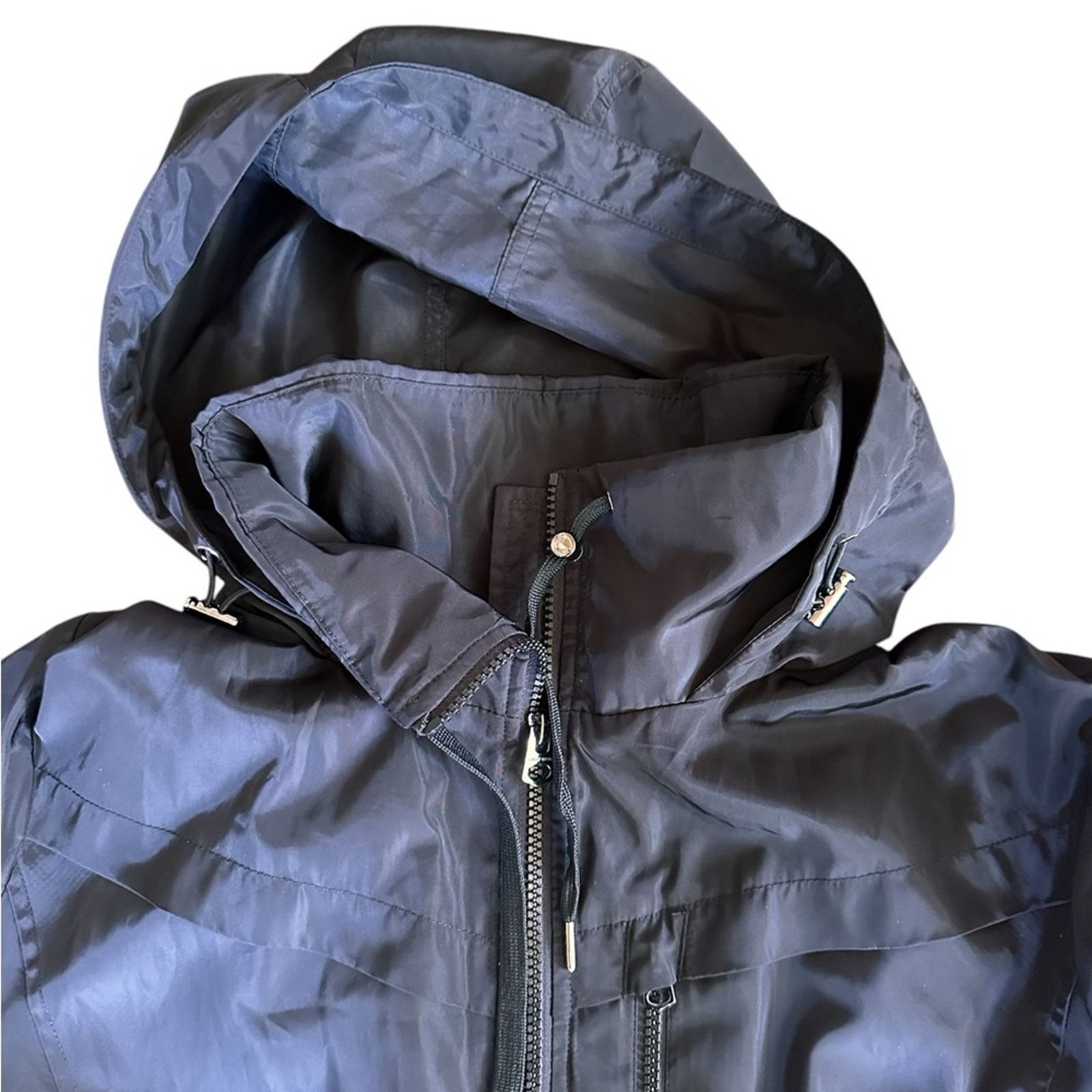 Lucky Brand Lucky Brand Anorak Windbreaker Jacket – Black –Size XL – EUC Size XL / US 12-14 / IT 48-50 - 4 Thumbnail