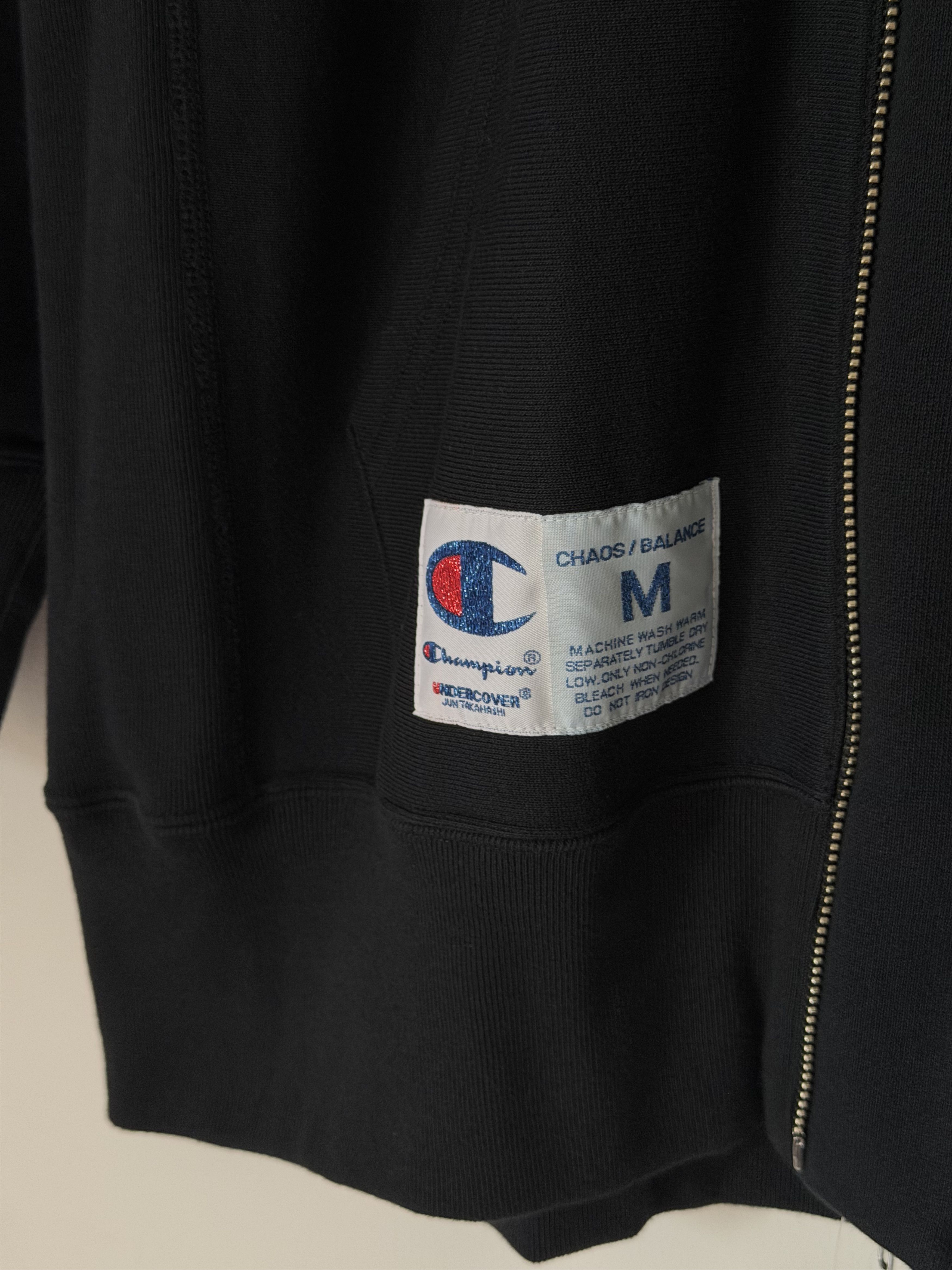 Undercover Undercover Champion Reverse Weave Zip Sweatshirt in Black Size US M / EU 48-50 / 2 - 4 Thumbnail