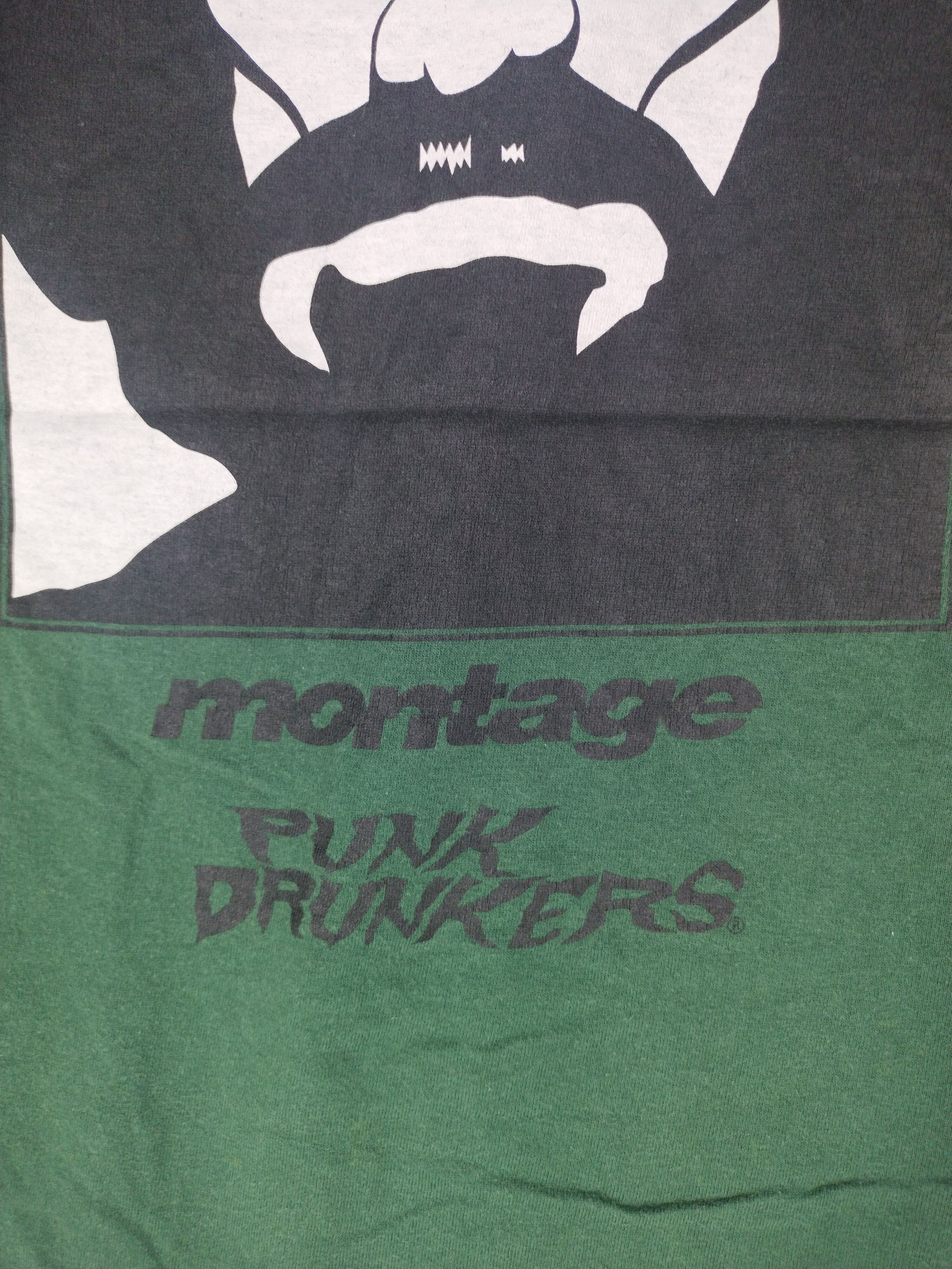 Japanese Brand Vintage Montage Punk Drunkers Shirt Rare Size US M / EU 48-50 / 2 - 10 Thumbnail