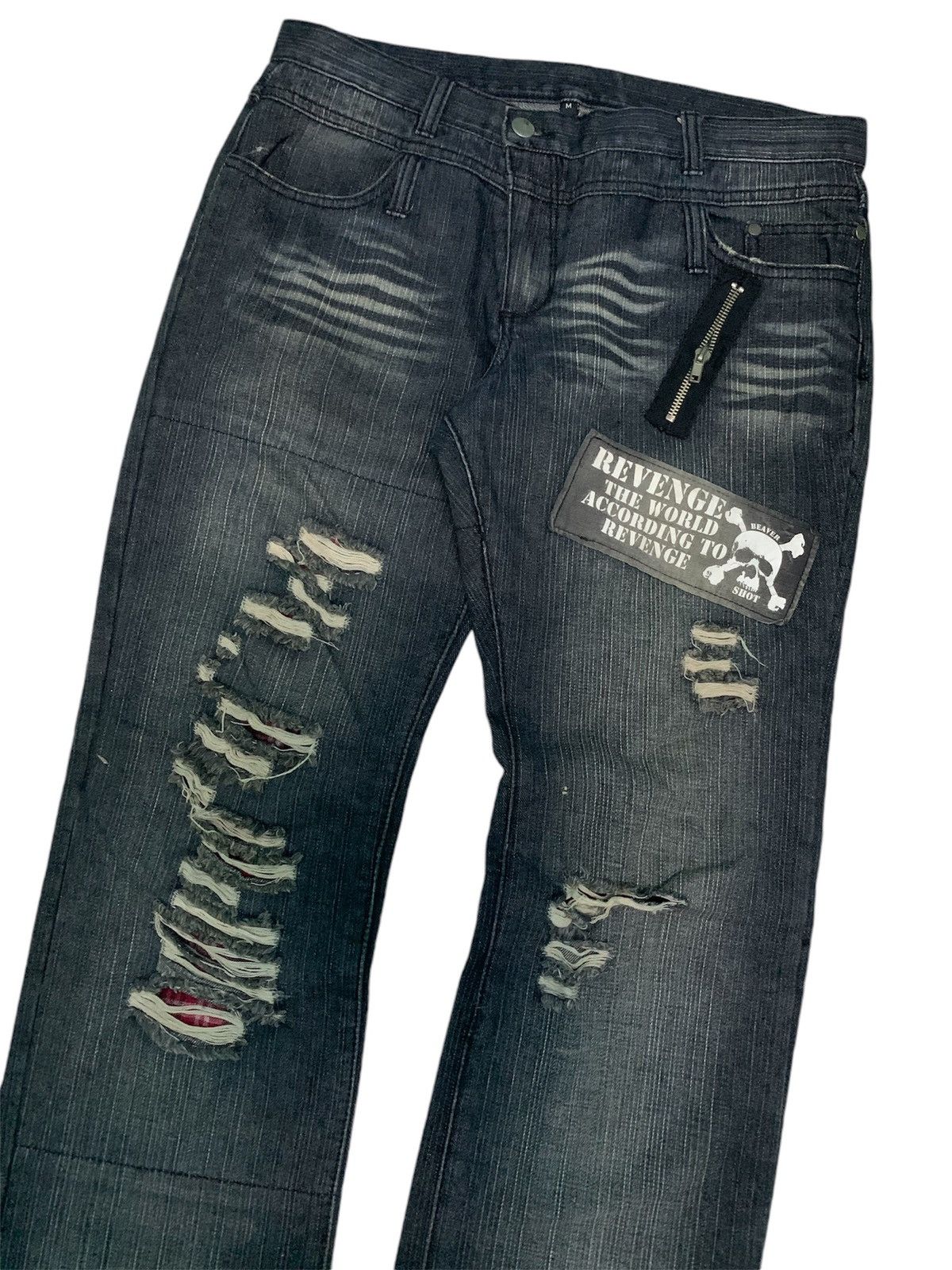 Le Grande Bleu (L.G.B.) Seditionaries Punk Sex Pot Revenge Denim Size US 32 / EU 48 - 4 Thumbnail