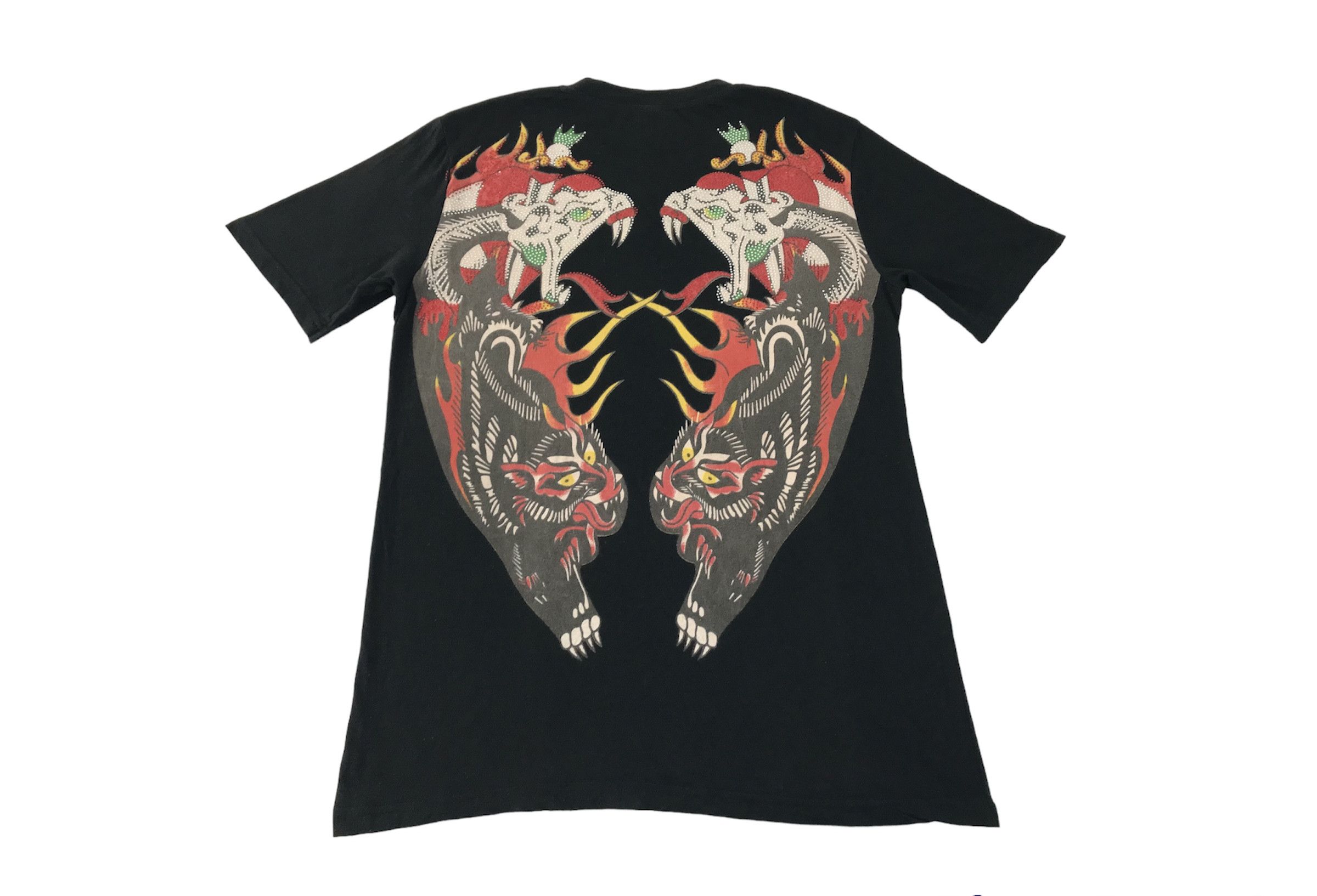 Ed Hardy Ed Hardy By Christian Audigier Tattoo Snake Printed Tee Size US S / EU 44-46 / 1 - 1 Thumbnail