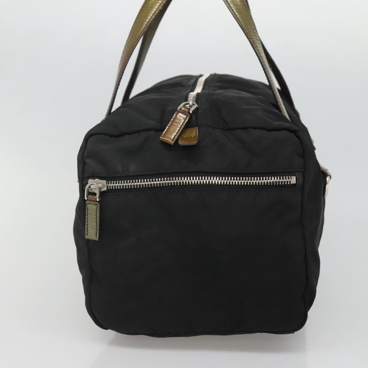 Prada PRADA Hand Bag Nylon Black Silver Size ONE SIZE - 4 Thumbnail