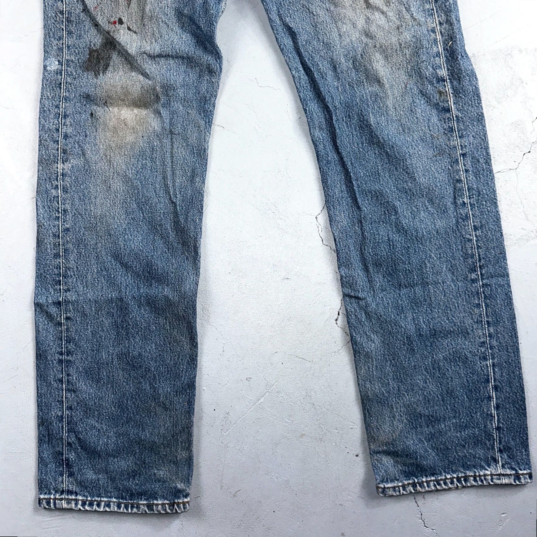 Levi's VINTAGE Levi's 501 Jeans Men 34x34 Straight Leg 90s Poland Denim Blue Mid Wash Size US 34 / EU 50 - 3 Thumbnail