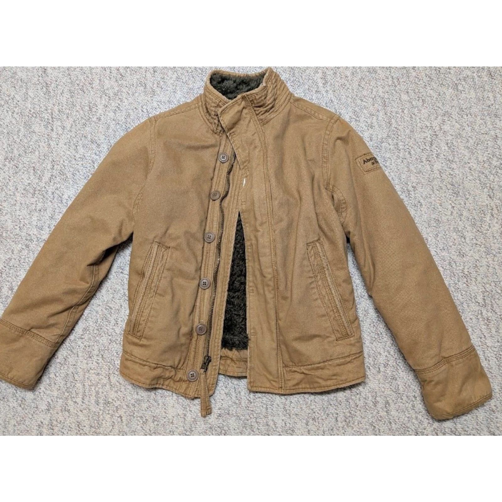 Abercrombie & Fitch VINTAGE Abercrombie & Fitch Adirondack Jacket Mens S Brown Sherpa Lined Insulated Patina Style 90s Size US S / EU 44-46 / 1 - 3 Thumbnail