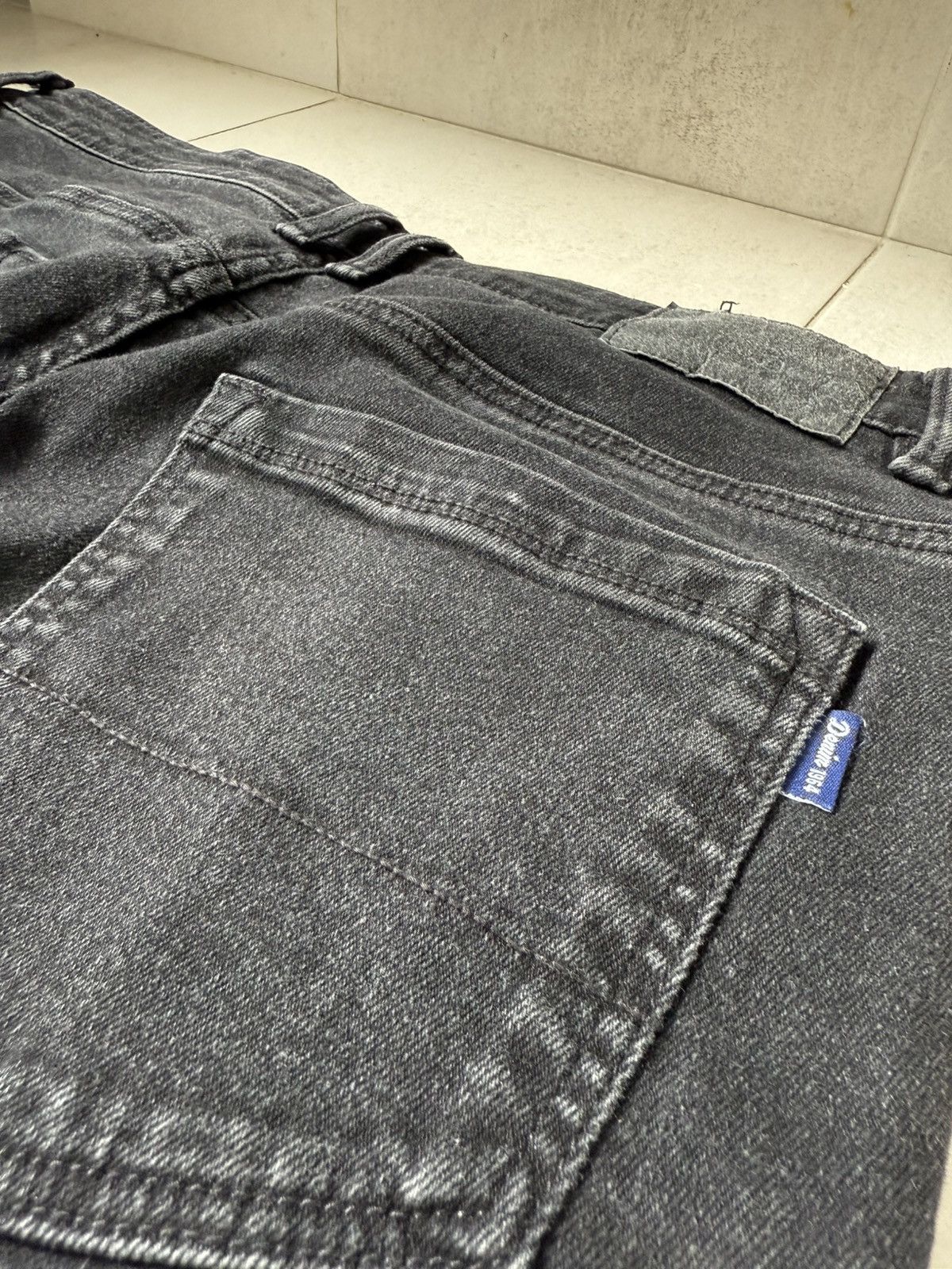 Other Black Straight Leg Jeans Size US 34 / EU 50 - 6 Thumbnail