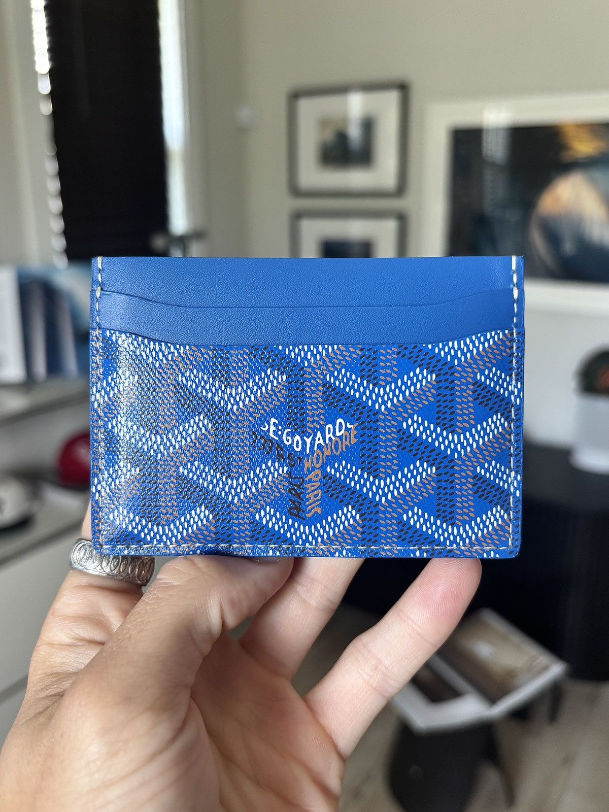 Goyard GOYARD | BLUE SULPICE CARDHOLDER WALLET Size ONE SIZE - 1 Thumbnail