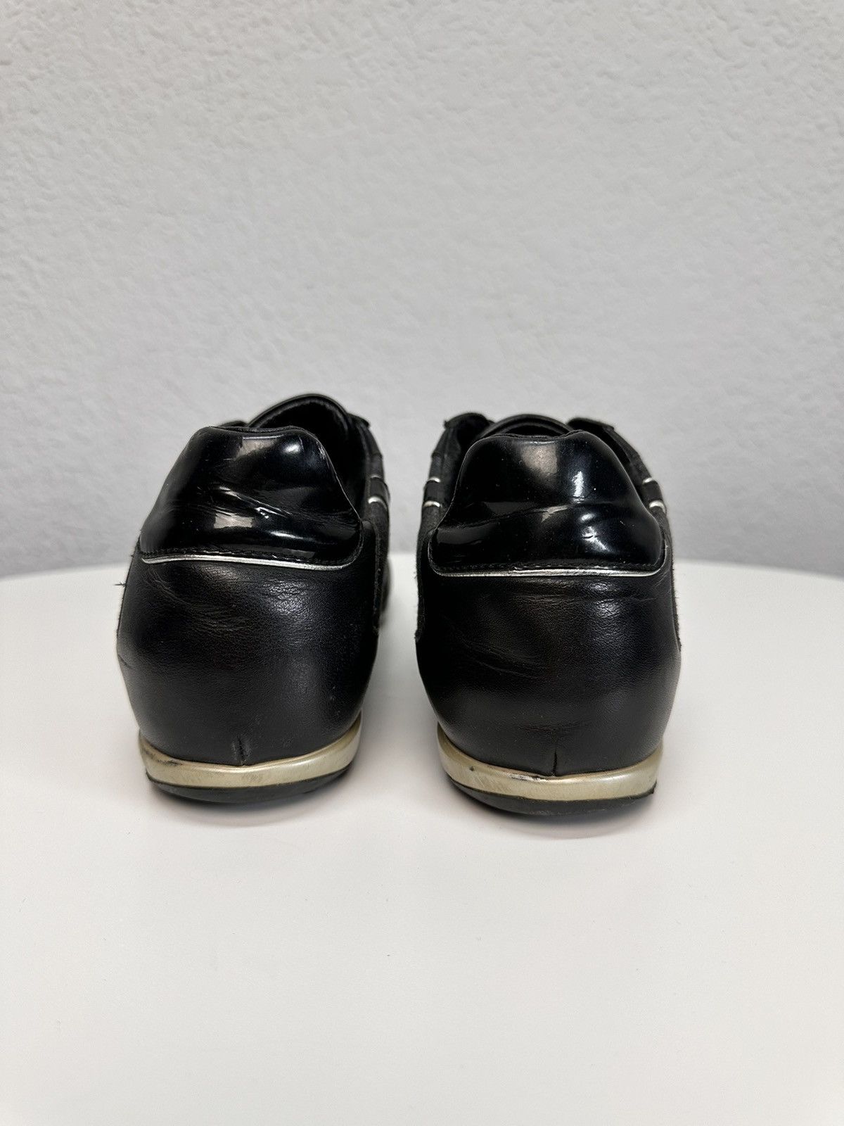 Dirk Bikkembergs Bikkembergs Black Leather Sneakers Minimal Sport Luxe Size US 7 / EU 40 - 5 Thumbnail