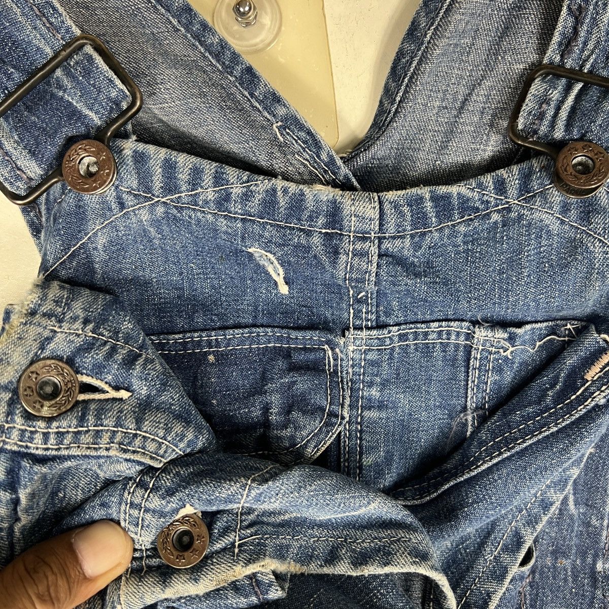 Vintage Vintage WWII Era Overalls Selvedge Patchwork Size US 36 / EU 52 - 21 Thumbnail