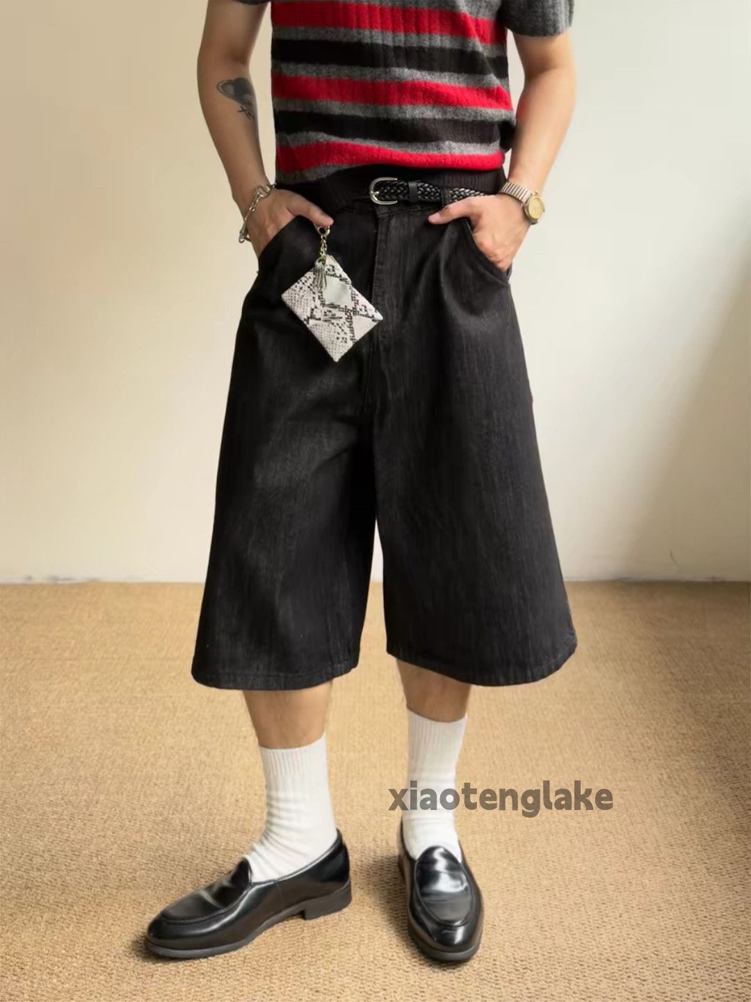 Jean xz acne ourlegacy style Loose baggy denim shorts Size US 28 / EU 44 - 2 Thumbnail