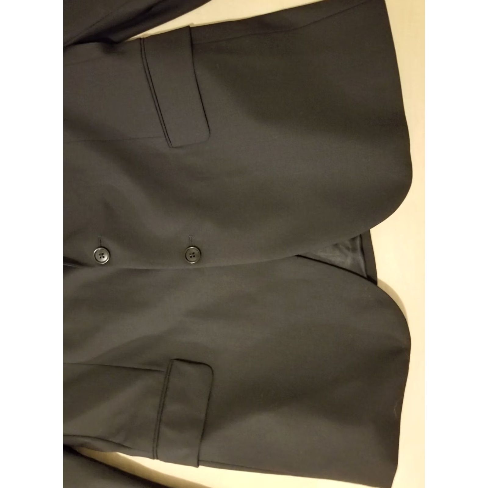 Brooks Brothers VINTAGE Brooks Brothers Wool Blazer 3-in-1 Jacket Mens Blazer Black 43R Wool Size 46R - 3 Thumbnail