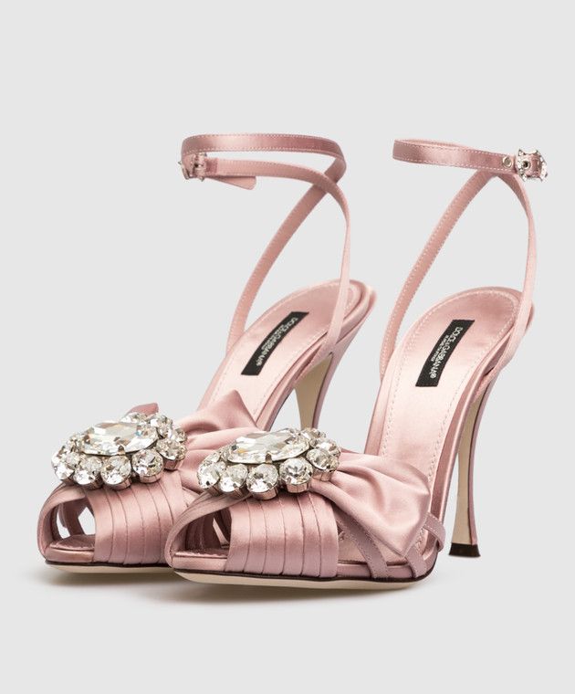 Dolce & Gabbana o1y0925 Ankle Strap Sandals in Antique Rose Size US 5 / IT 35 - 3 Thumbnail
