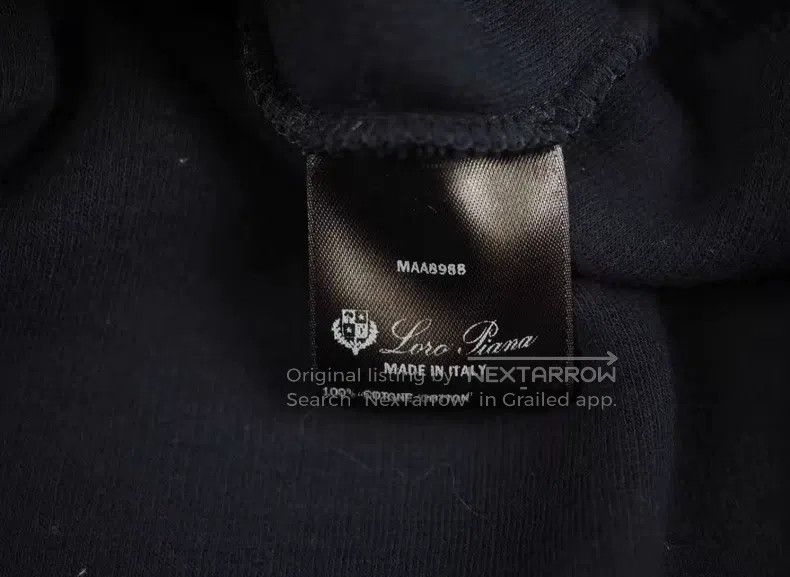 Loro Piana Loro Piana Knitted Polo Long-sleeve, Blue Size US L / EU 52-54 / 3 - 8 Thumbnail