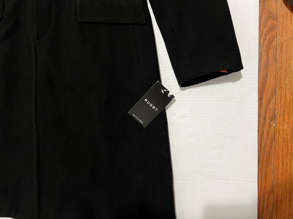 Rugby Ralph Lauren Vintage New Rugby Ralph Lauren Longline Wool Long Coat Black Size L / US 10 / IT 46 - 9 Thumbnail