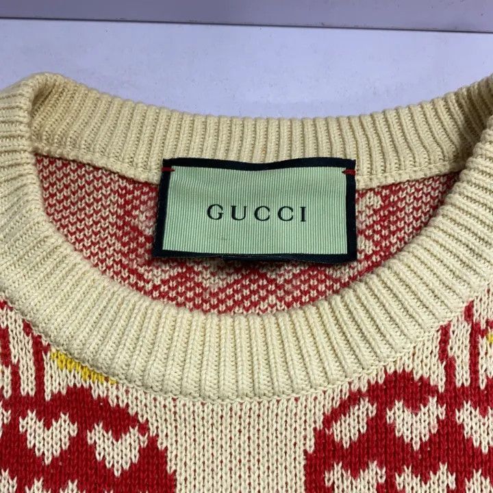 Gucci Gucci Fruit Pattern Knit Sweater for Women-2507 Size S / US 4 / IT 40 - 2 Thumbnail