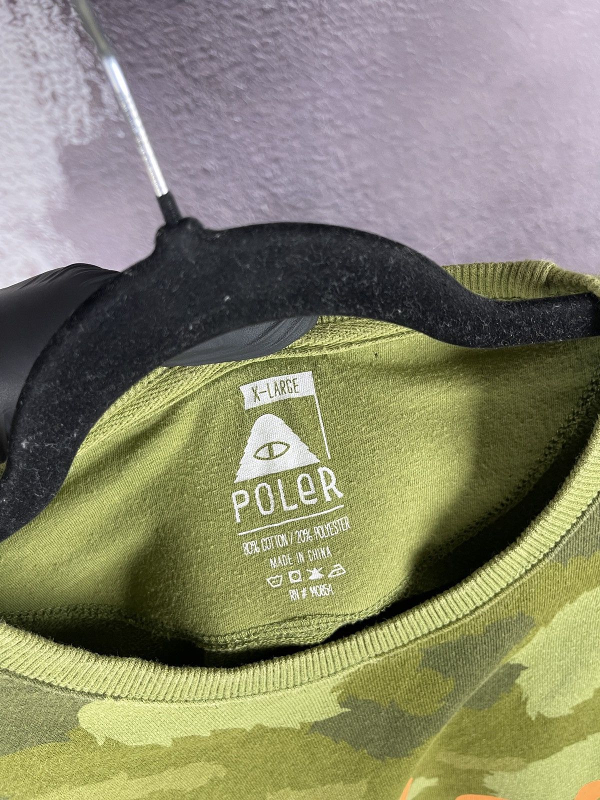 Poler Poler Stuff big logo camouflage sweatshirt Size US XL / EU 56 / 4 - 7 Thumbnail