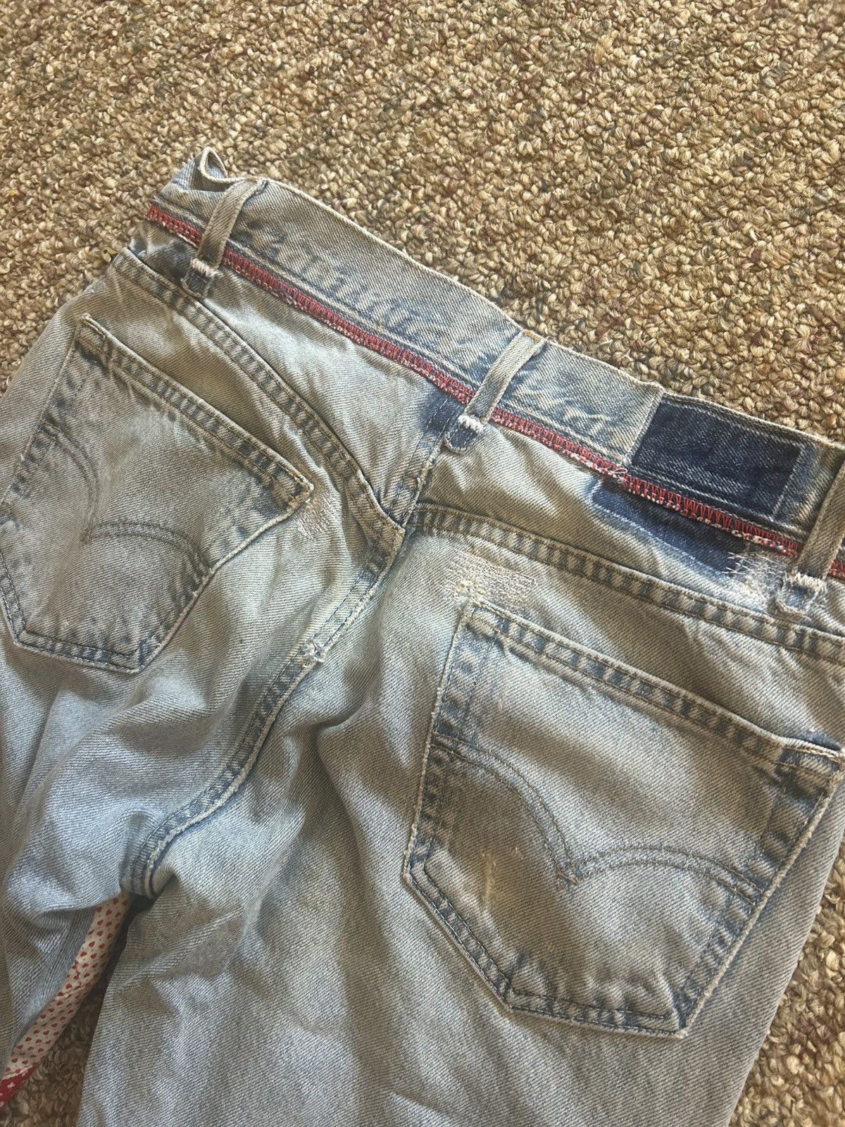 Other 1/1 Your World distressed repair quilted patchwork denim Size US 32 / EU 48 - 9 Thumbnail
