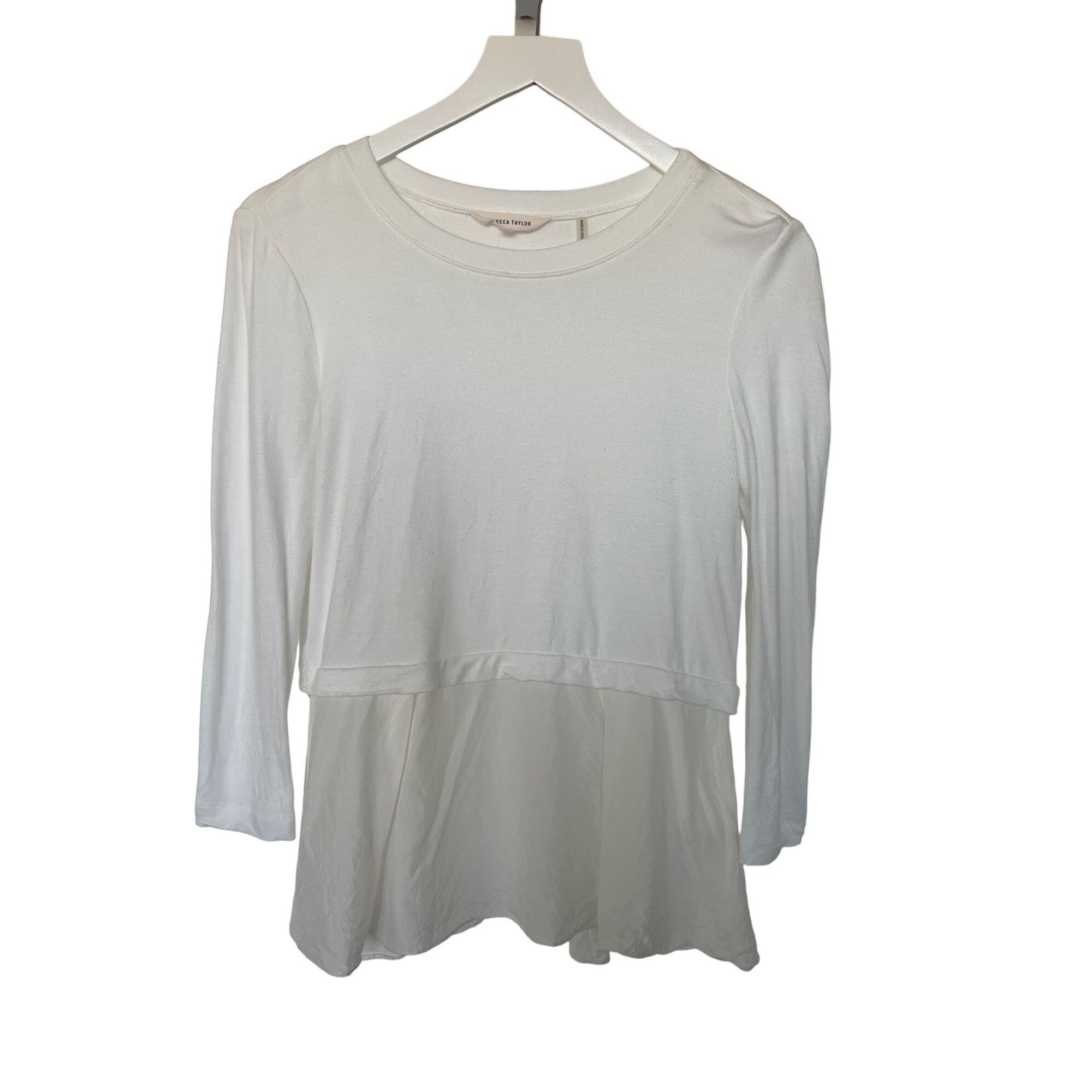 Rebecca Taylor Rebecca Taylor Ivory Peplum Top Size XS / US 0-2 / IT 36-38 - 3 Thumbnail