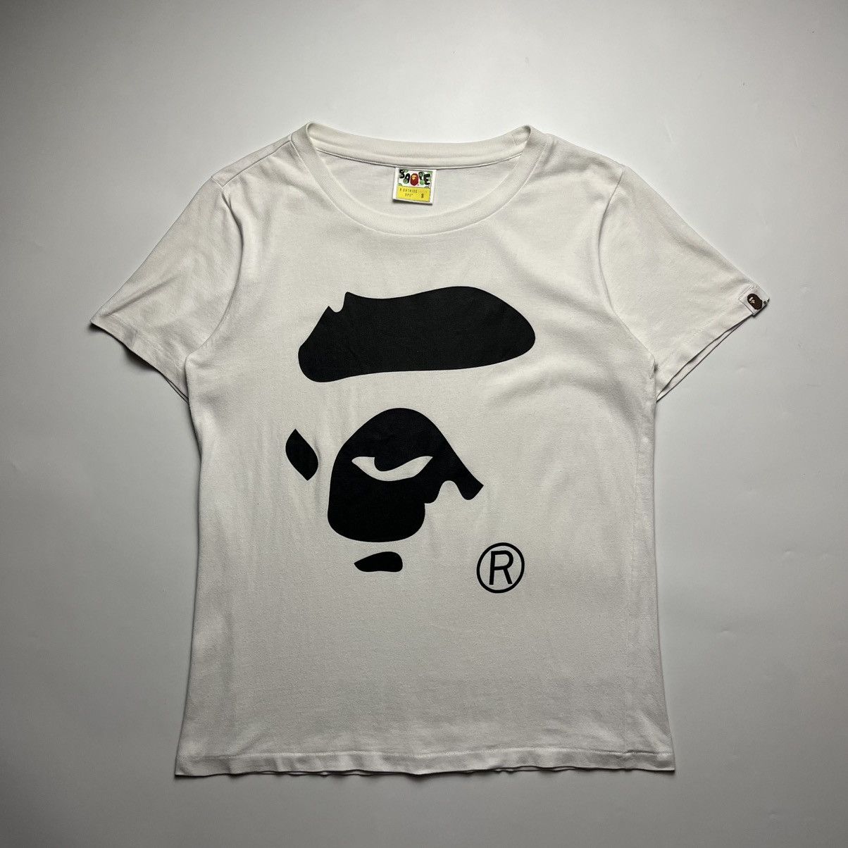 Bape BAPE Ape Face Logo T-Shirt Size S / US 4 / IT 40 - 1 Thumbnail