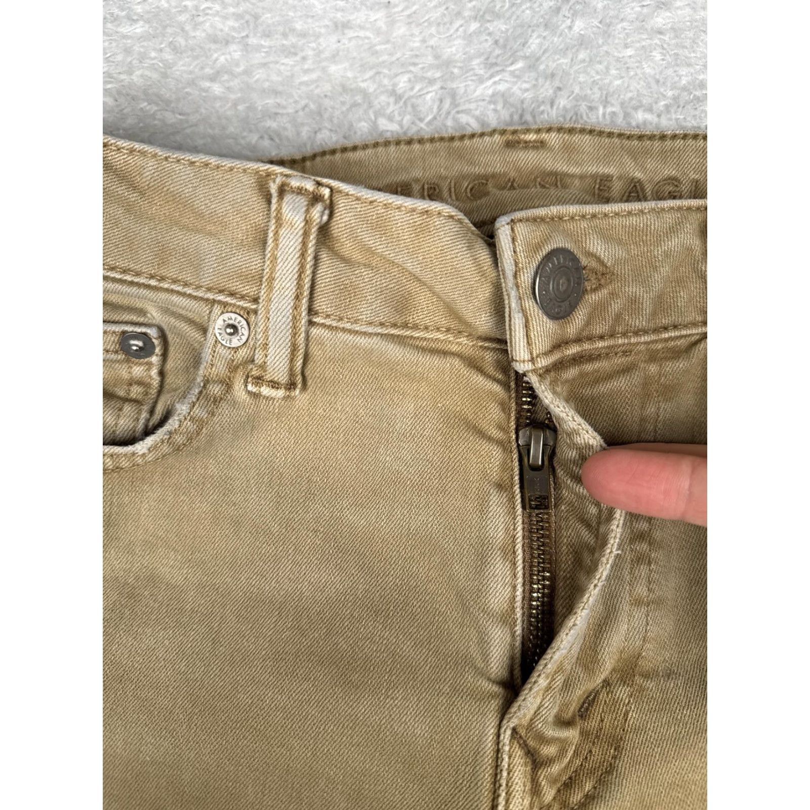 American Eagle Outfitters American Eagle Outfitters Jeans Mens 28x28 Beige Jegging Skinny Next Level Flex Size US 28 / EU 44 - 5 Thumbnail