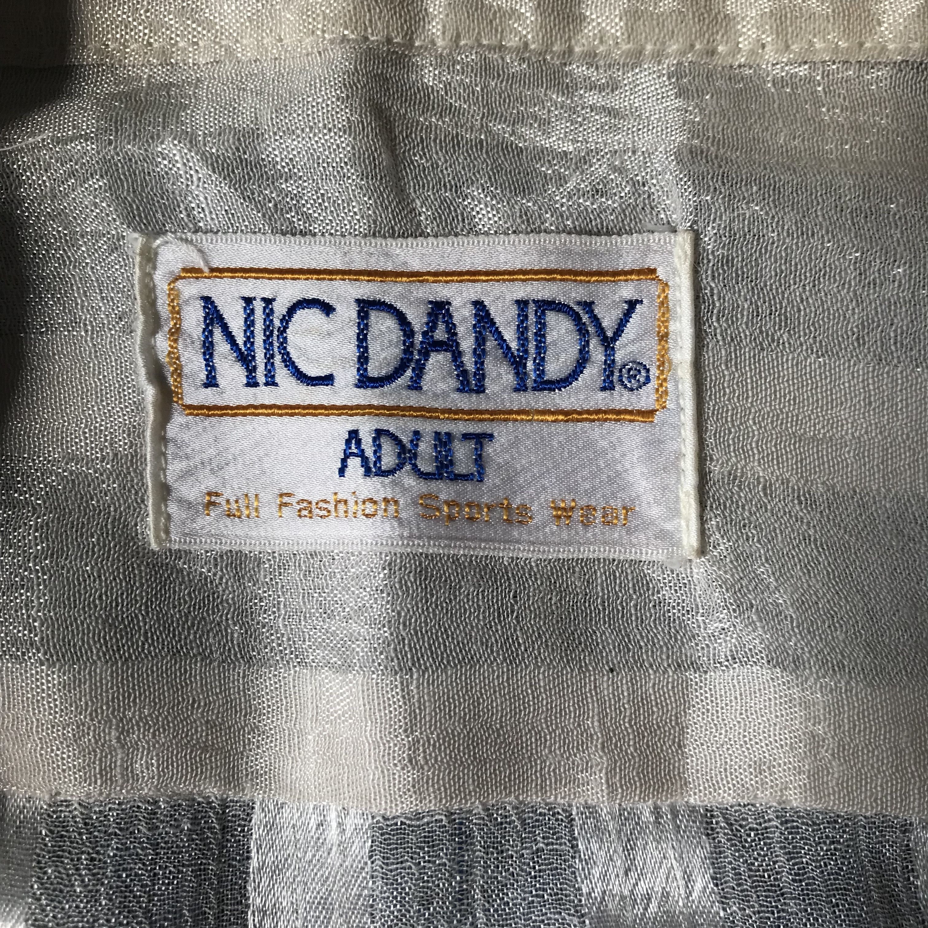 Dandy's Vintage Nic Dandy shirt sheer top transparent Open Colar Size US M / EU 48-50 / 2 - 4 Thumbnail