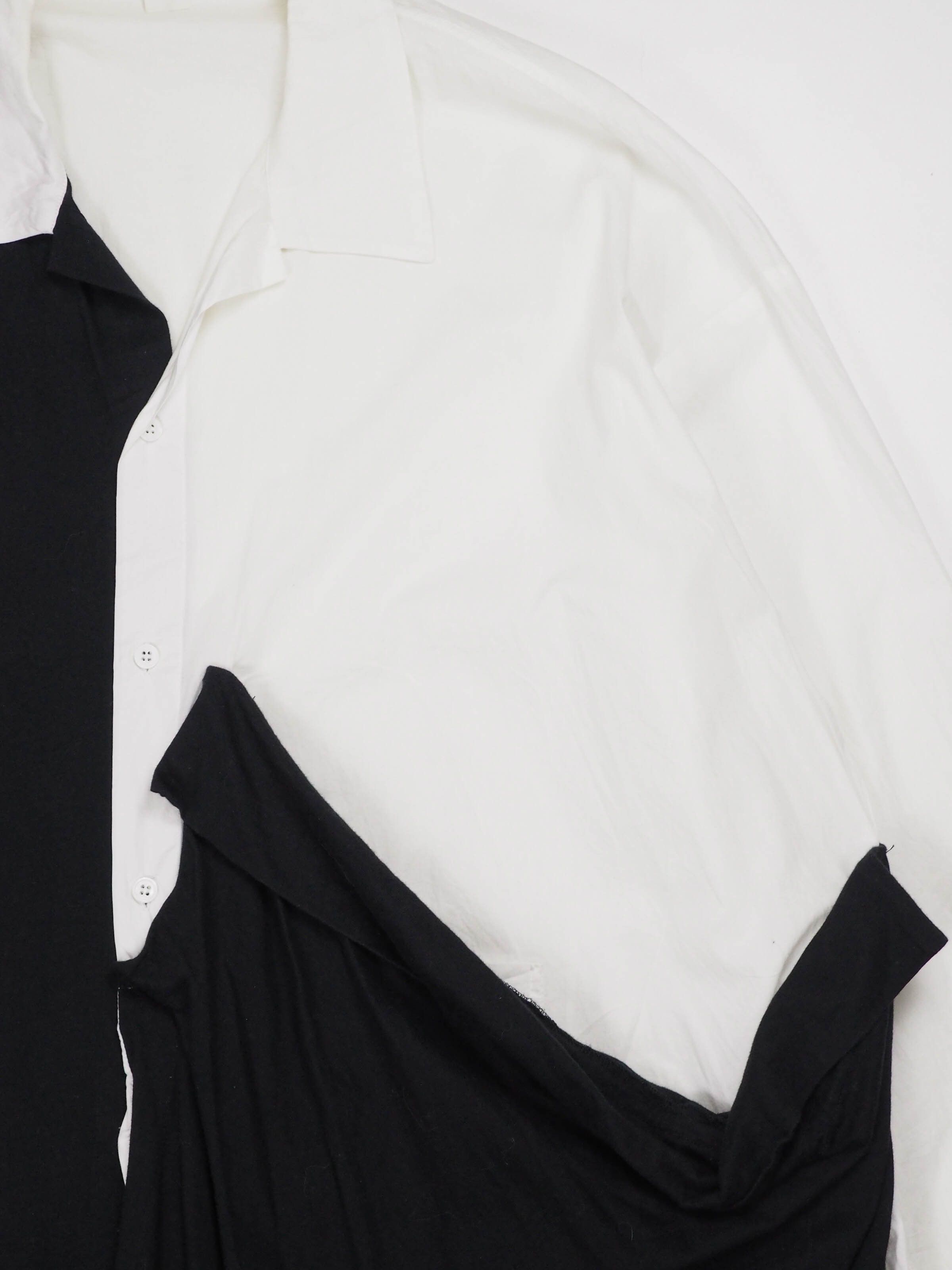 Yohji Yamamoto Y's side gathered shirtdress Size L / US 10 / IT 46 - 18 Thumbnail