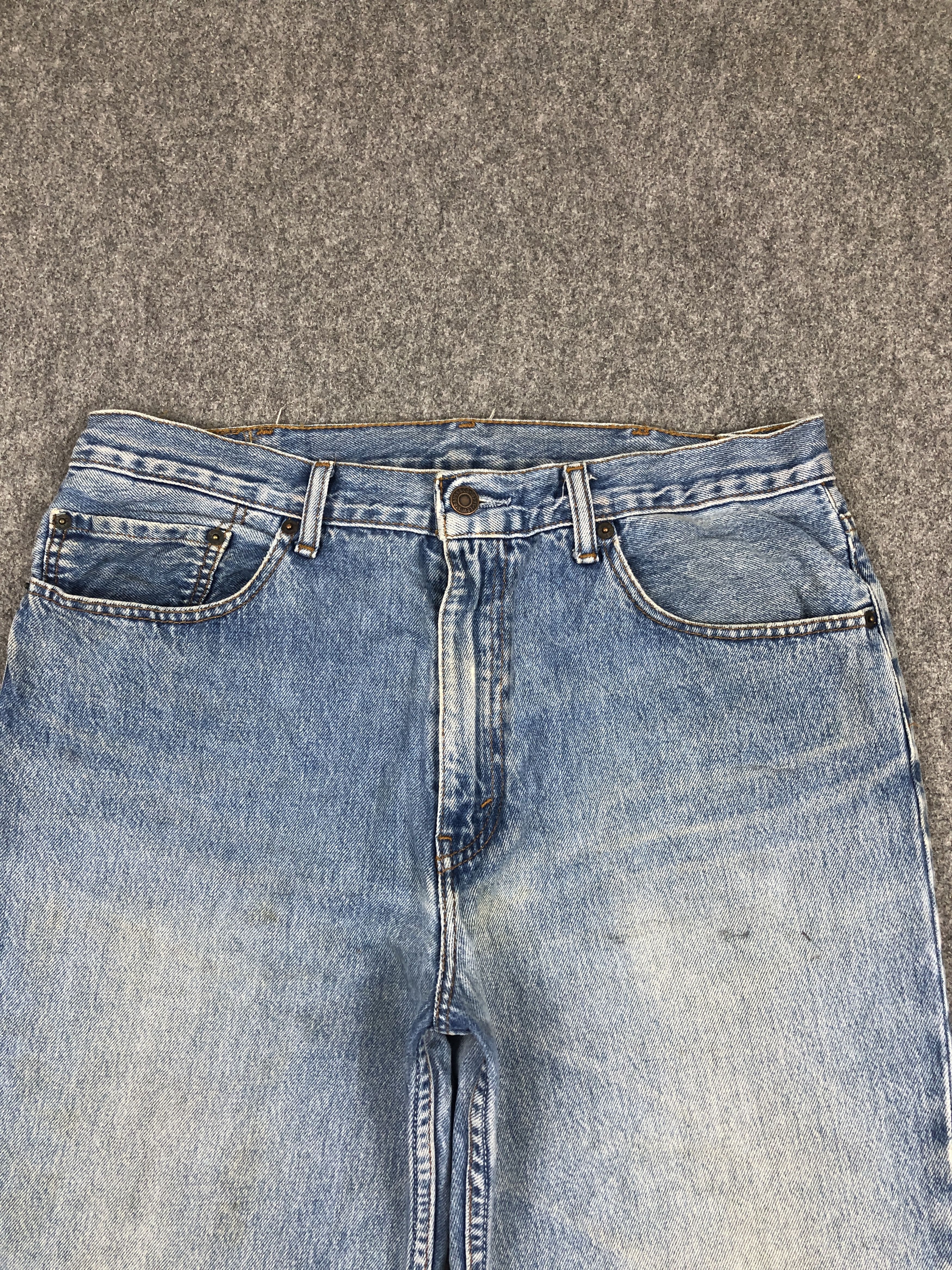 Levi's Faded Blue Vintage Levis 504 Jeans DP2353 Size US 33 - 2 Thumbnail