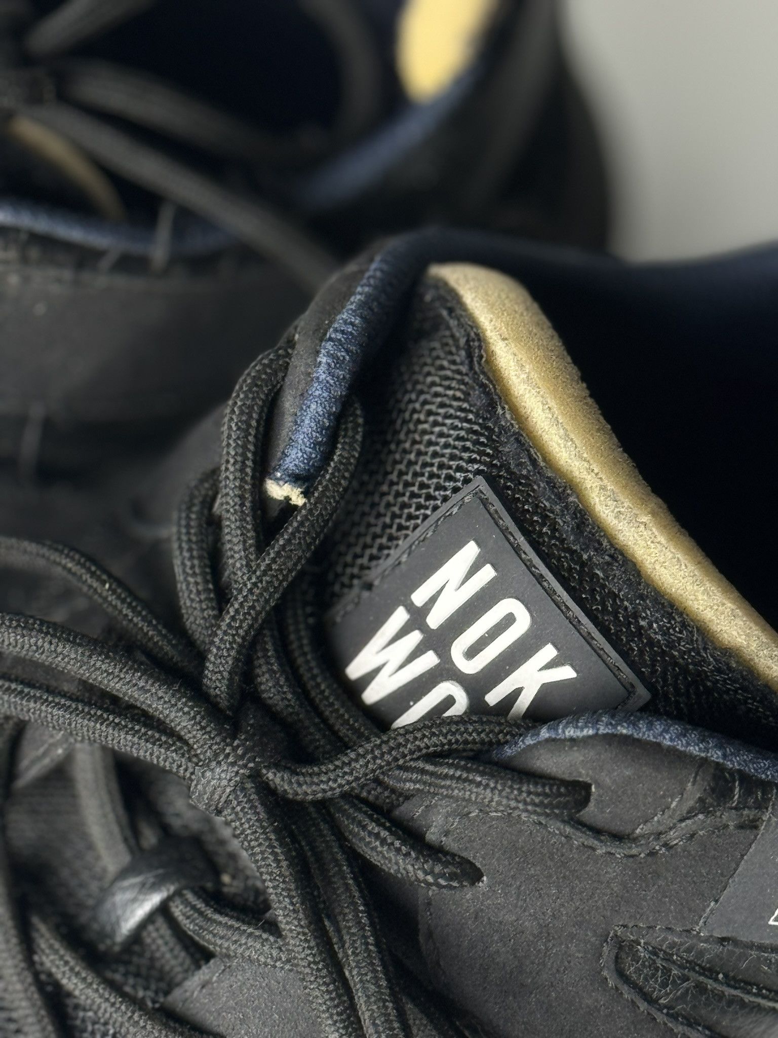 Japanese Brand NOKWOL LUNGER BLACK Size US 12 / EU 45 - 3 Thumbnail