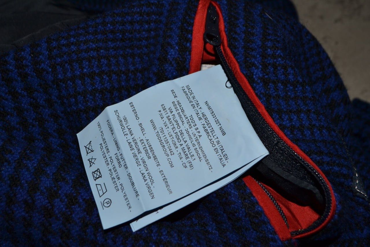 Fay Fay Milano Blazer Jacket 100% Lana wool blue 4OR (Eu 50) Size 40R - 15 Thumbnail