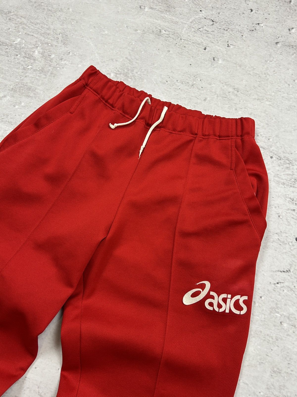 Asics × Japanese Brand × Vintage 🔥RARE VINTAGE ASICS MADE IN JAPAN RED BAGGY TRACK SUIT 80s🔥 Size US L / EU 52-54 / 3 - 19 Thumbnail