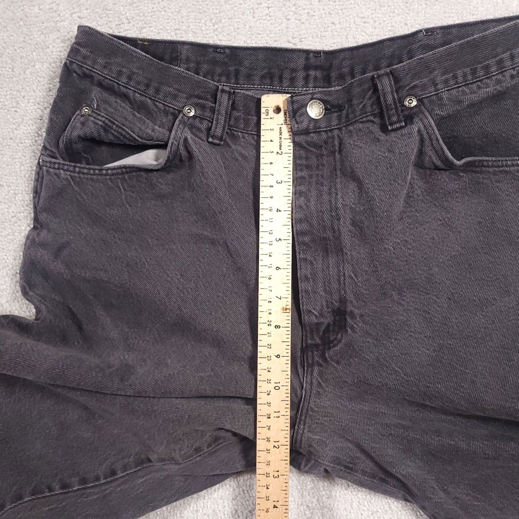 Wrangler VINTAGE Wrangler Jeans Mens 38X30 Black Mid Rise Denim Made In USA Jeans Mens Black 5-Pocket Cowboy USA Wrangler Size US 38 / EU 54 - 7 Thumbnail