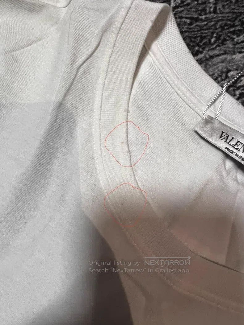 Valentino Valentino White crew neck T-shirt Size L / US 10 / IT 46 - 7 Thumbnail