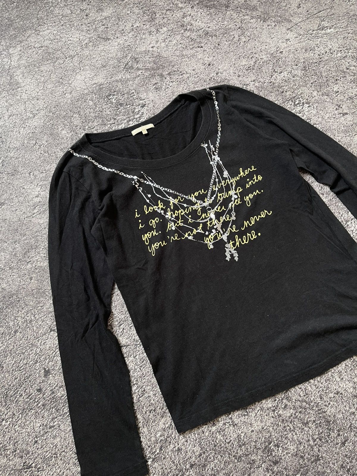 Japanese Brand Y2K Necklace art ifsixwasnine longsleeve Size US M / EU 48-50 / 2 - 2 Thumbnail