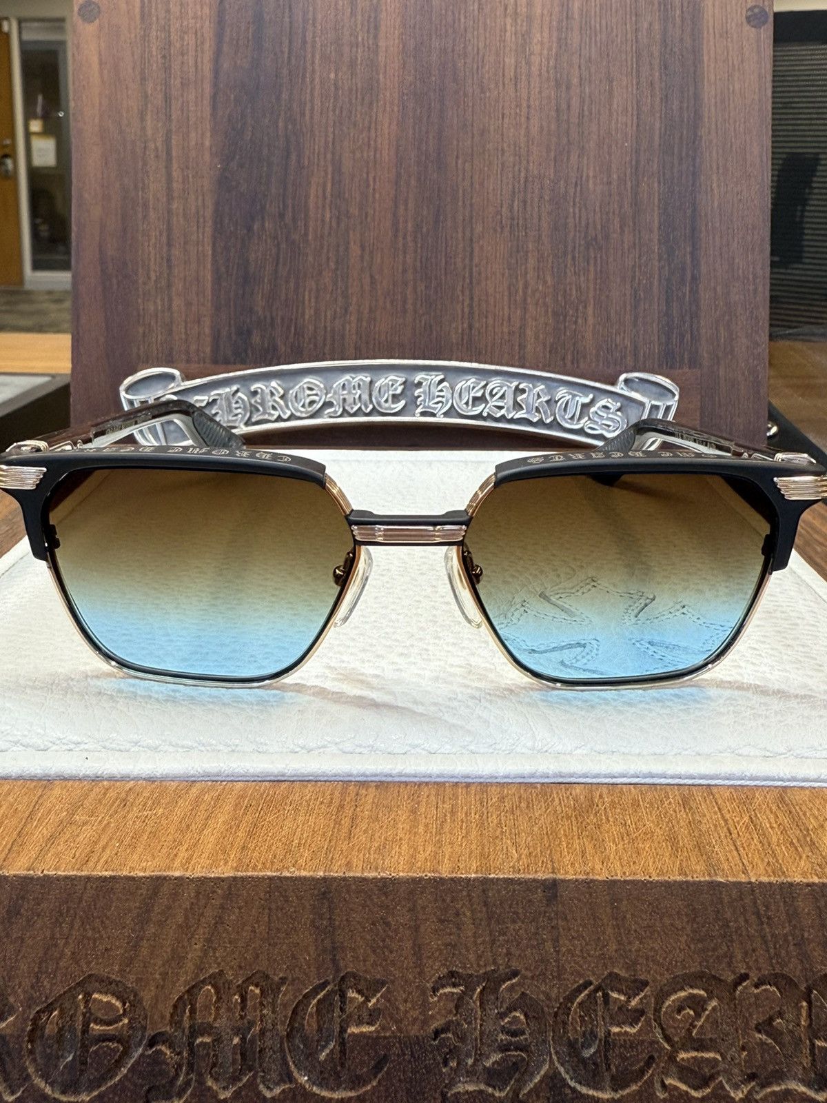 Chrome Hearts Chrome Hearts Blazin Sunglasses Size ONE SIZE - 1 Thumbnail