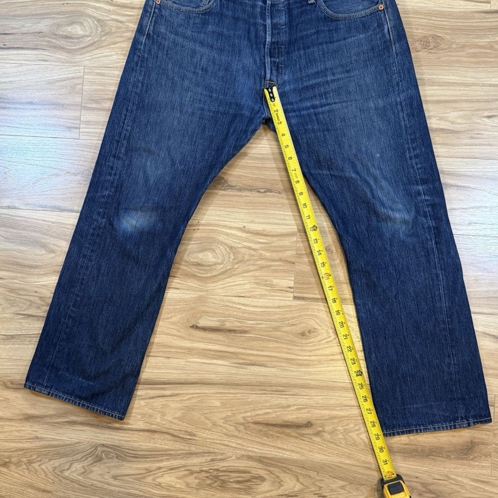 Levi's Levi’s 501 Men’s Jeans W36 L29 Button Fly Blue Straight Size US 36 / EU 52 - 6 Thumbnail