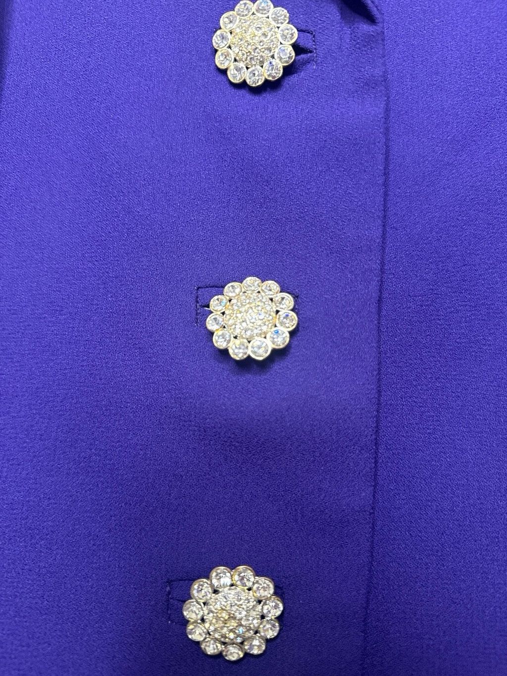 Other VINTAGE Night Studio New York purple w/ silver blazer sz 14 Size XL / US 12-14 / IT 48-50 - 4 Thumbnail