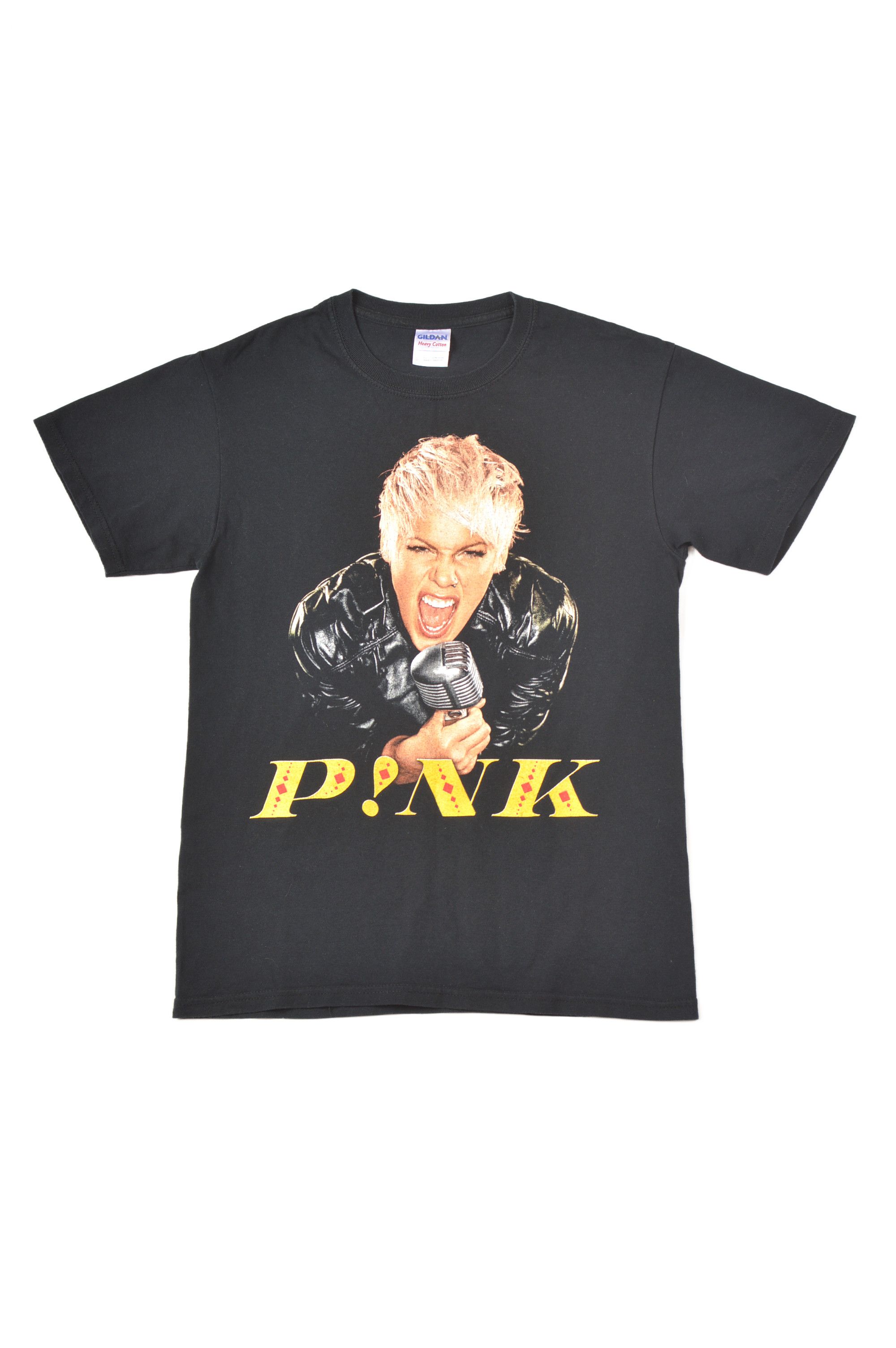 Gildan × Vintage Gildan Pink 2009 Funhouse World Tour Vintage T-Shirt Size US S / EU 44-46 / 1 - 1 Thumbnail